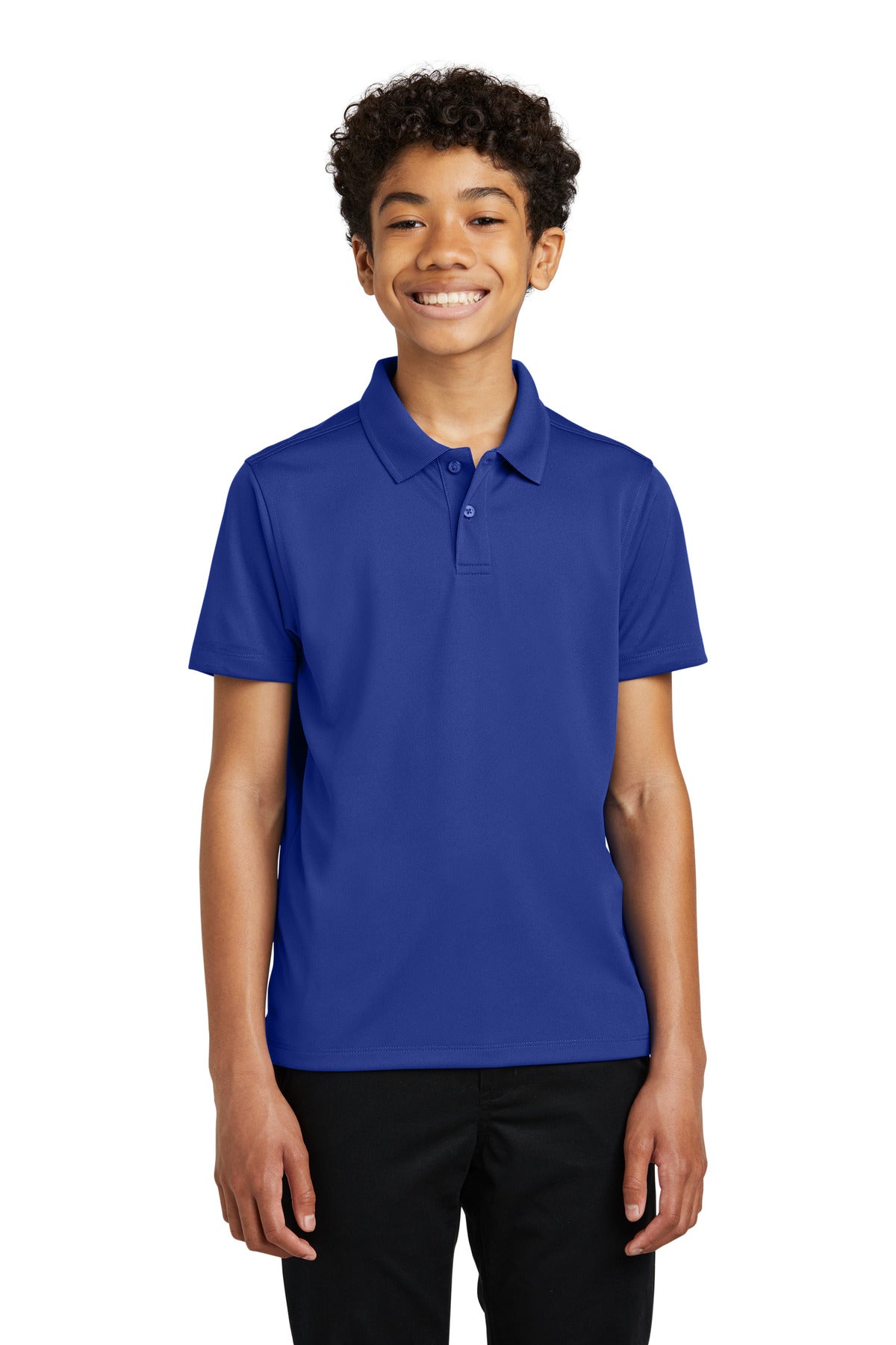 Custom Embroidery or DTF Print - Port Authority ®  Youth Dry Zone ®  UV Micro-Mesh Polo Y110