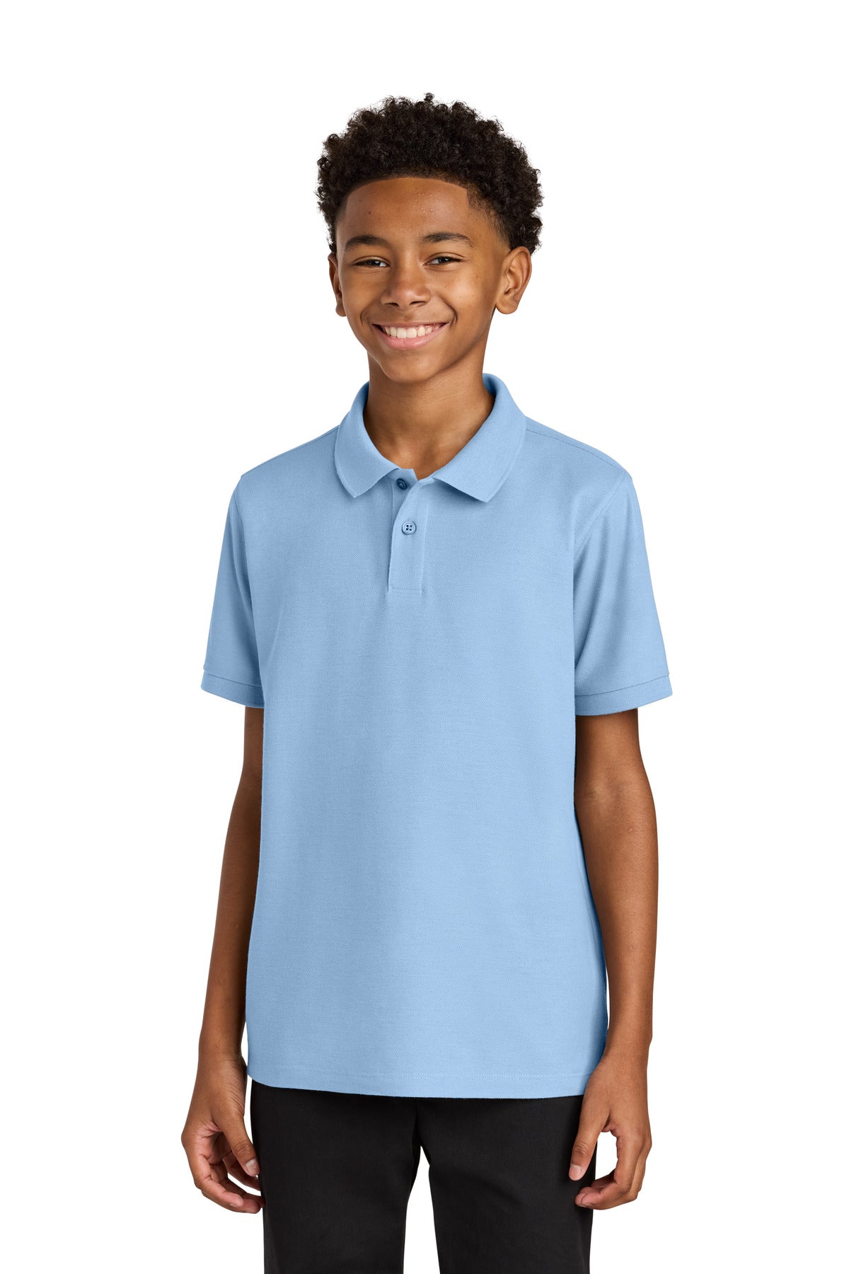 Custom Embroidery or DTF Print - Port Authority ®  Youth Wearever Signature Pique Polo Y200