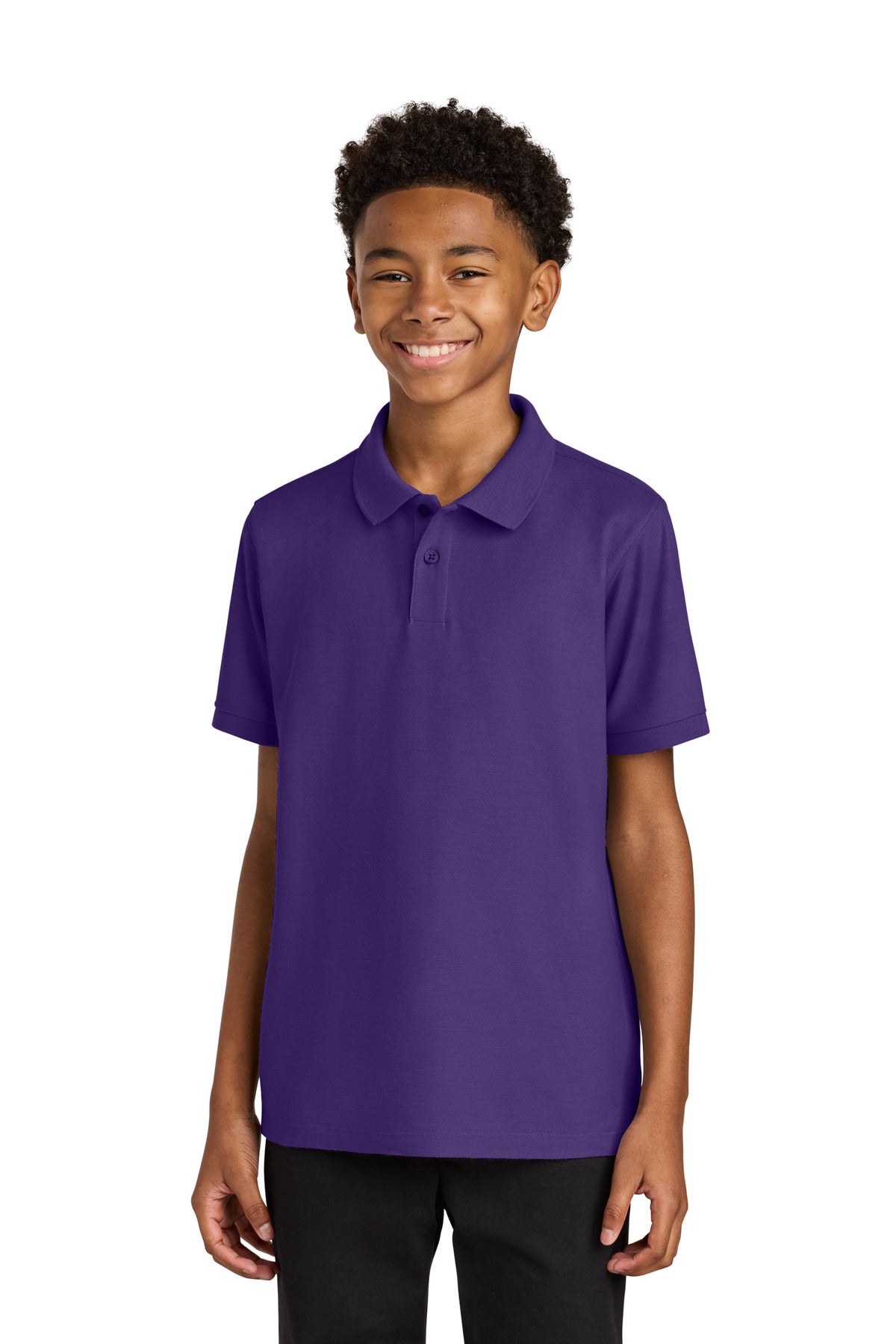 Custom Embroidery or DTF Print - Port Authority ®  Youth Wearever Signature Pique Polo Y200
