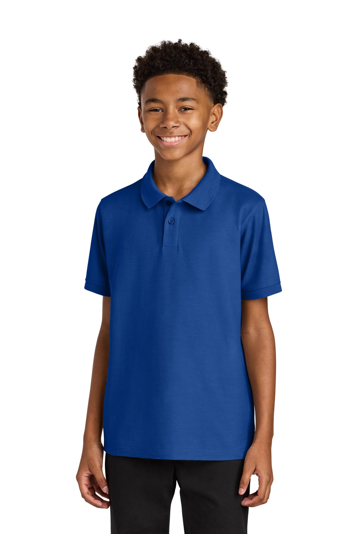 Custom Embroidery or DTF Print - Port Authority ®  Youth Wearever Signature Pique Polo Y200