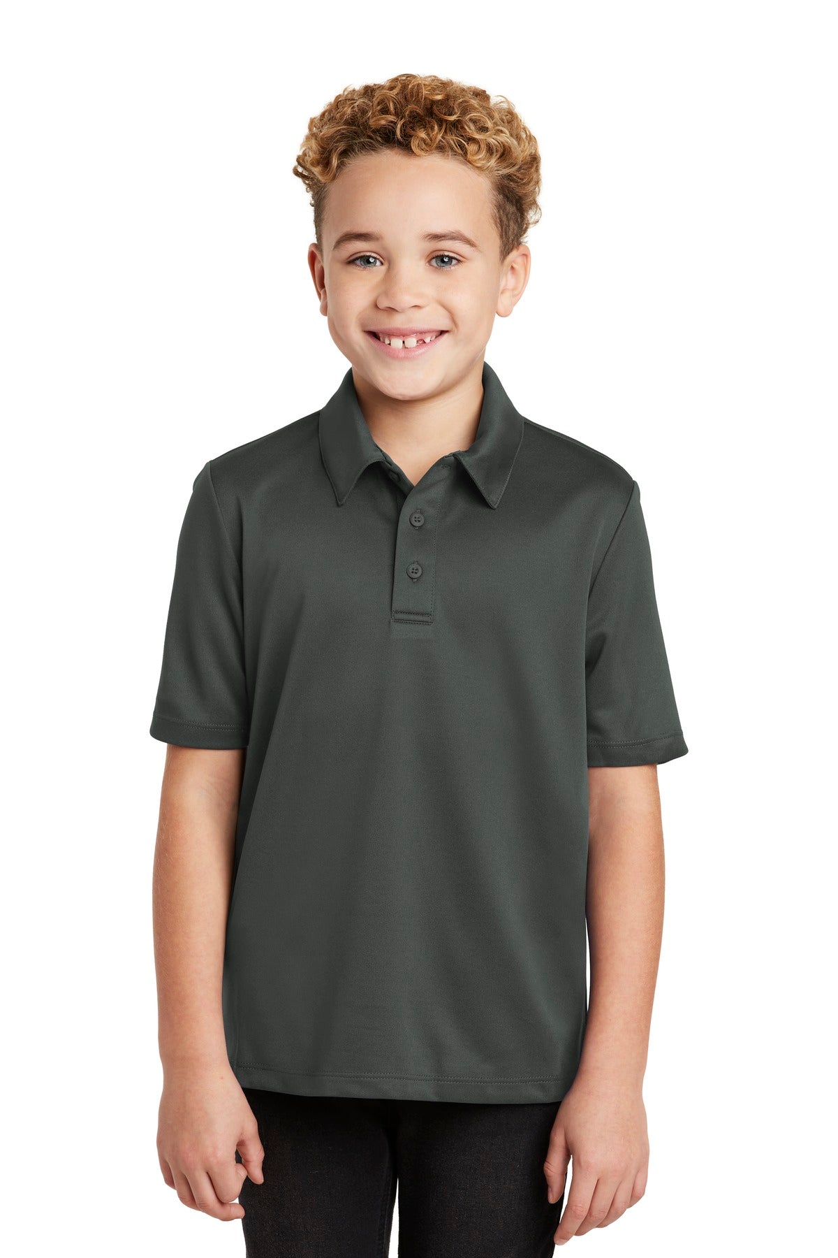 Custom Embroidery or DTF Print - Port Authority ®  Youth Silk Touch™ Performance Polo. Y540