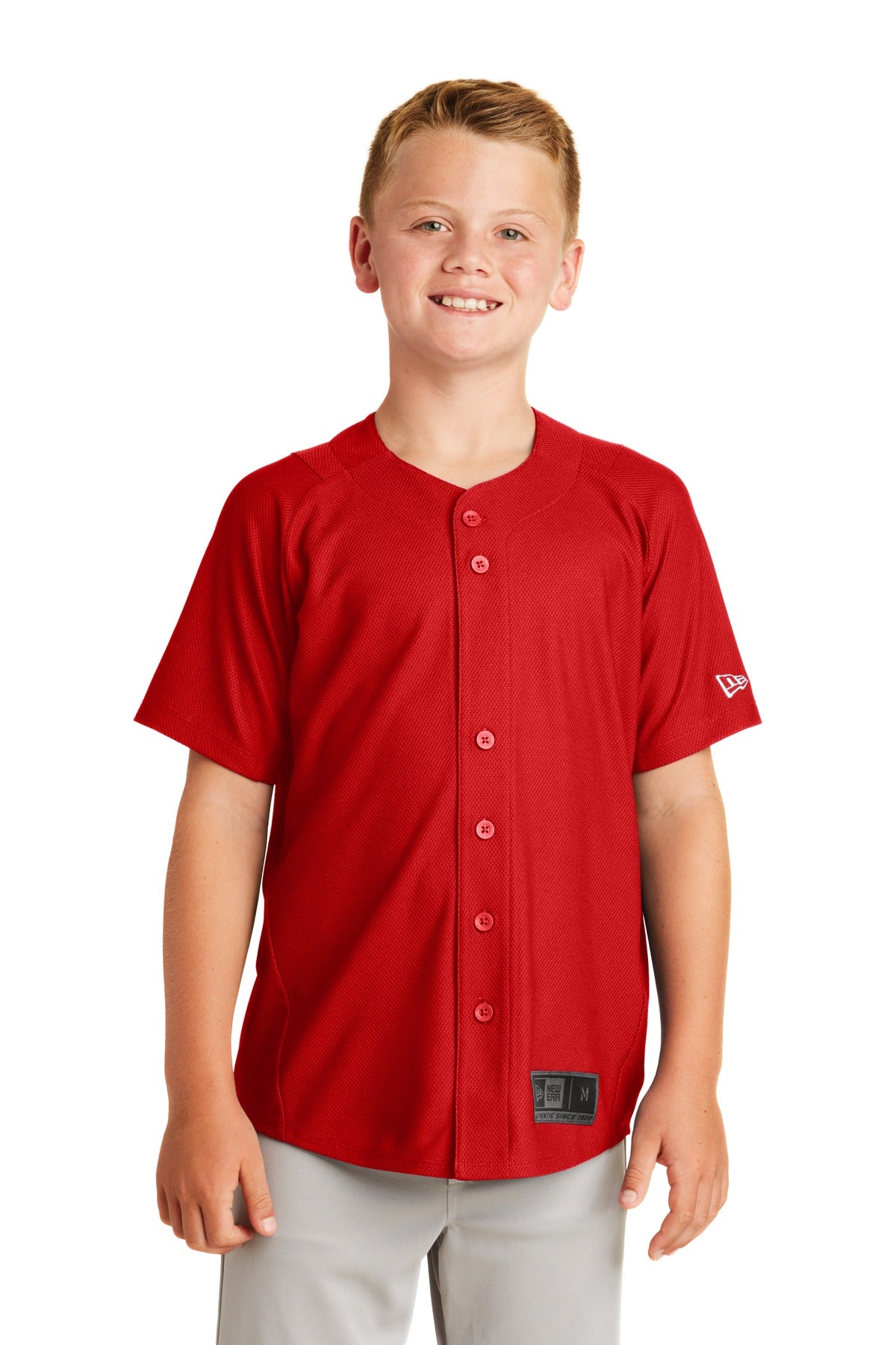【JUUN.J X NEW ERA】BASEBALL JERSEY Custom Embroidered - New Era ® Youth Diamond Era Full-Button