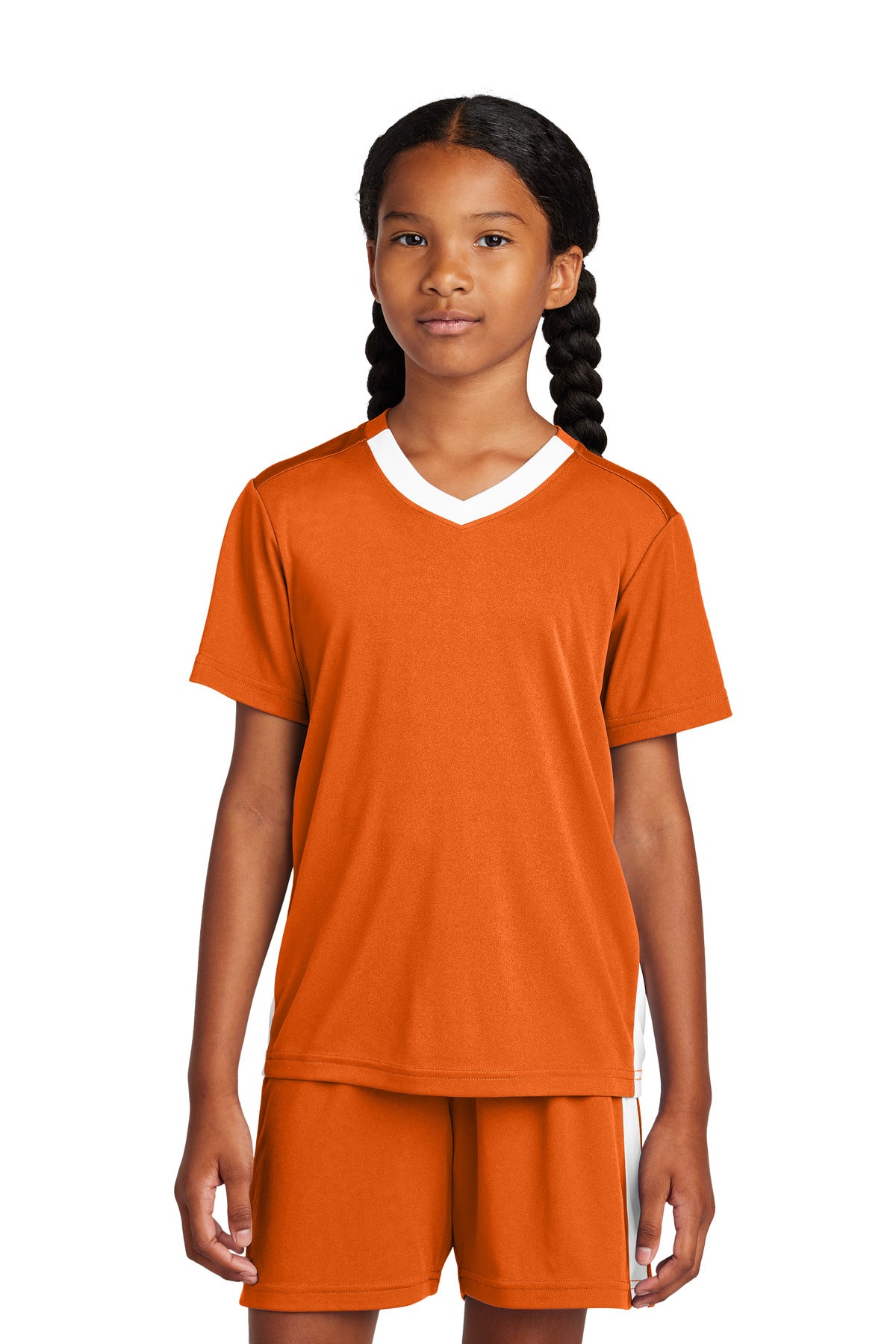 Custom Embroidery or DTF Print - Sport-Tek ®  Youth Competitor ™  United V-Neck YST101