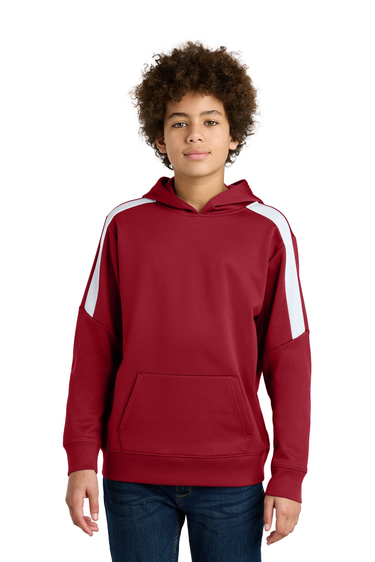 Custom Embroidery or DTF Print - Sport-Tek ®  Youth Sport-Wick ®  Fleece United Pullover Hoodie YST255