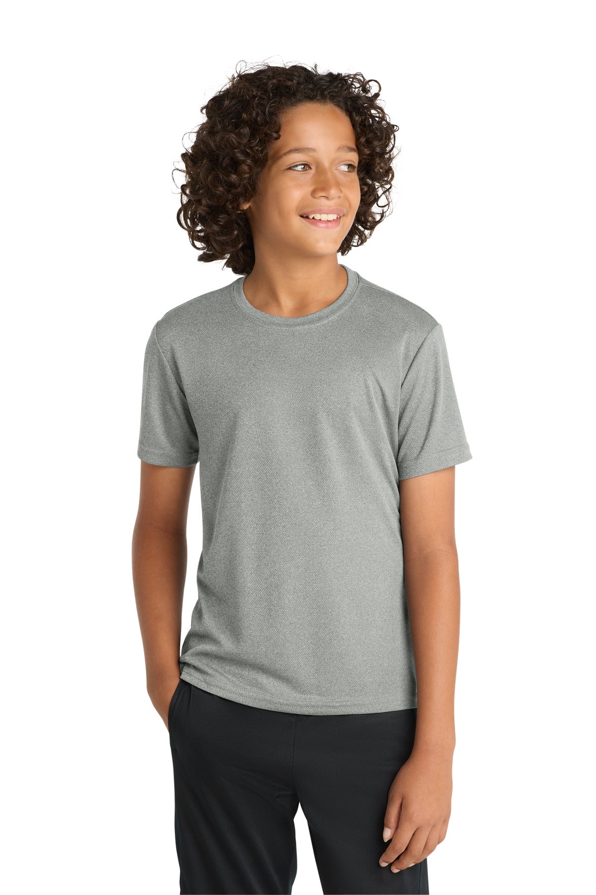 Custom Embroidery or DTF Print - Sport-Tek ®  Youth PosiCharge ®  RacerMesh® Tee. YST340