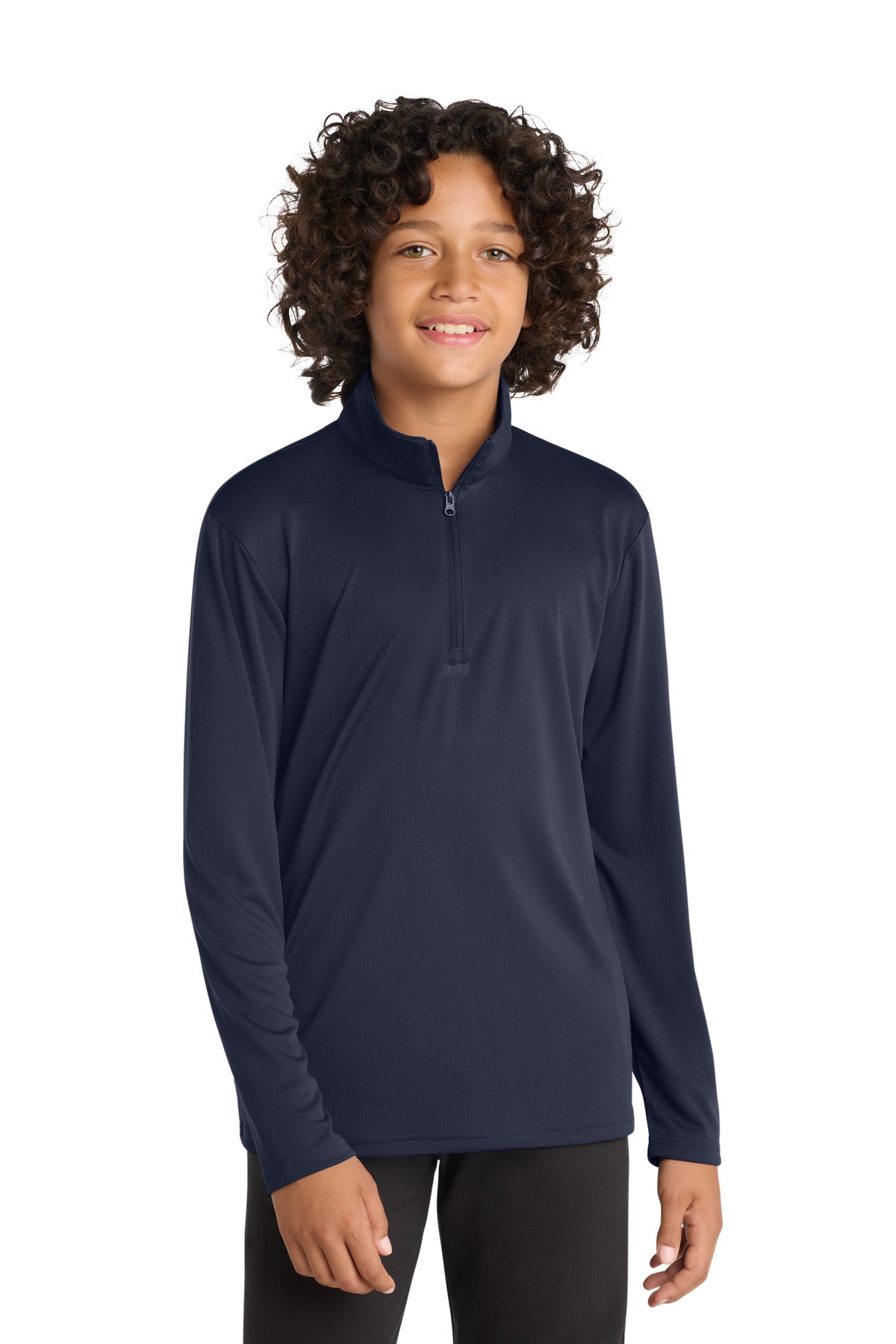 Custom Embroidery or DTF Print - Sport-Tek  ®  Youth PosiCharge  ®  Competitor  ™  1/4-Zip Pullover. YST357