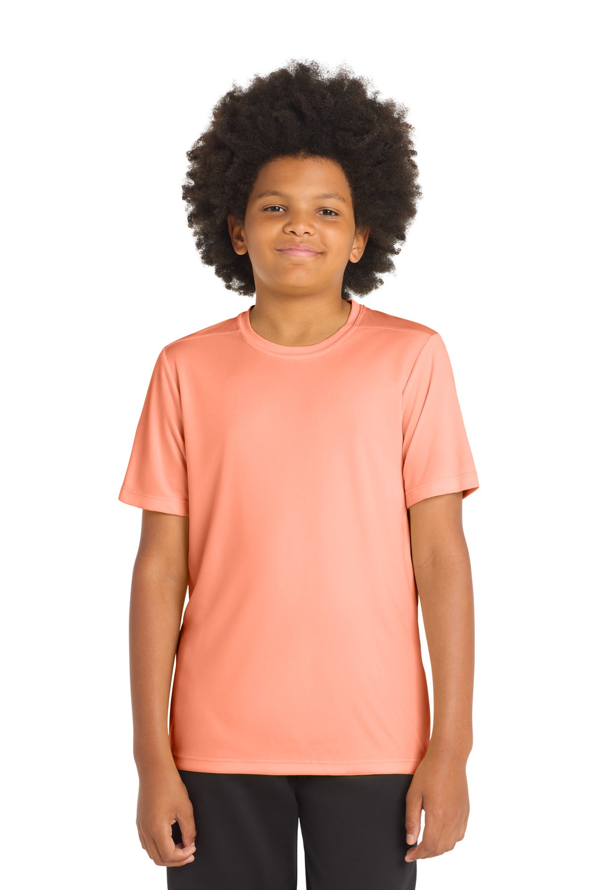 Custom Embroidery or DTF Print - Sport-Tek  ®  Youth Posi-UV ®  Pro Tee. YST420