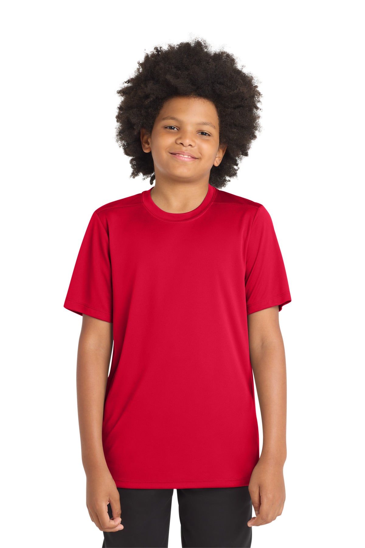 Custom Embroidery or DTF Print - Sport-Tek  ®  Youth Posi-UV ®  Pro Tee. YST420