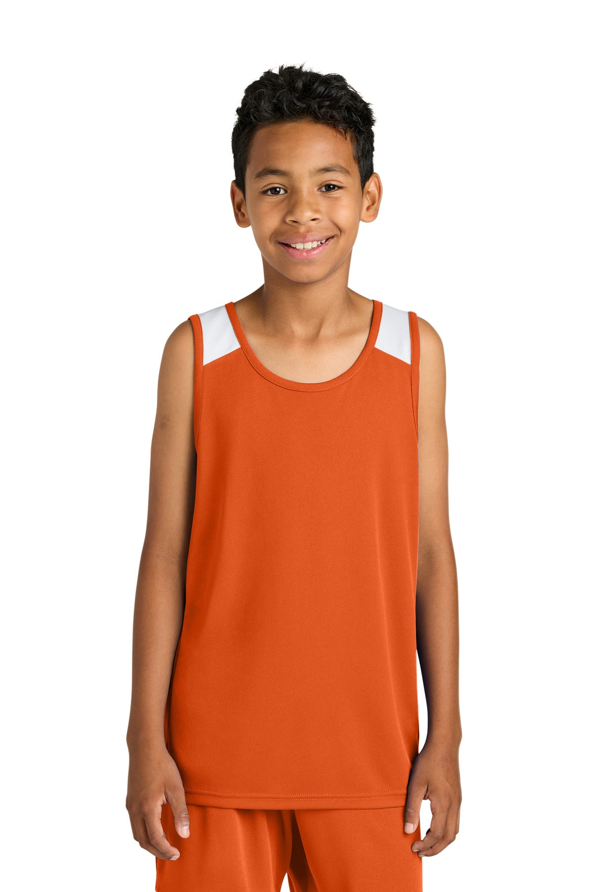 Custom Embroidery or DTF Print - Sport-Tek ®  Youth Club Track Tank YST446