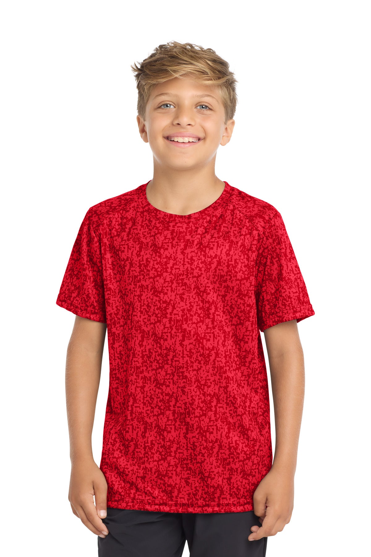 Custom Embroidery or DTF Print - Sport-Tek  ®  Youth Digi Camo Tee. YST460
