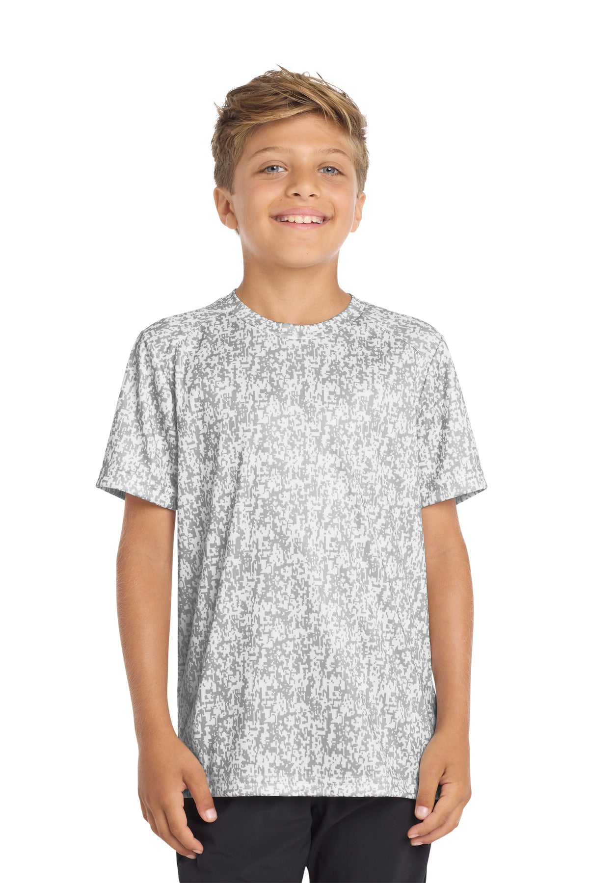 Custom Embroidery or DTF Print - Sport-Tek  ®  Youth Digi Camo Tee. YST460