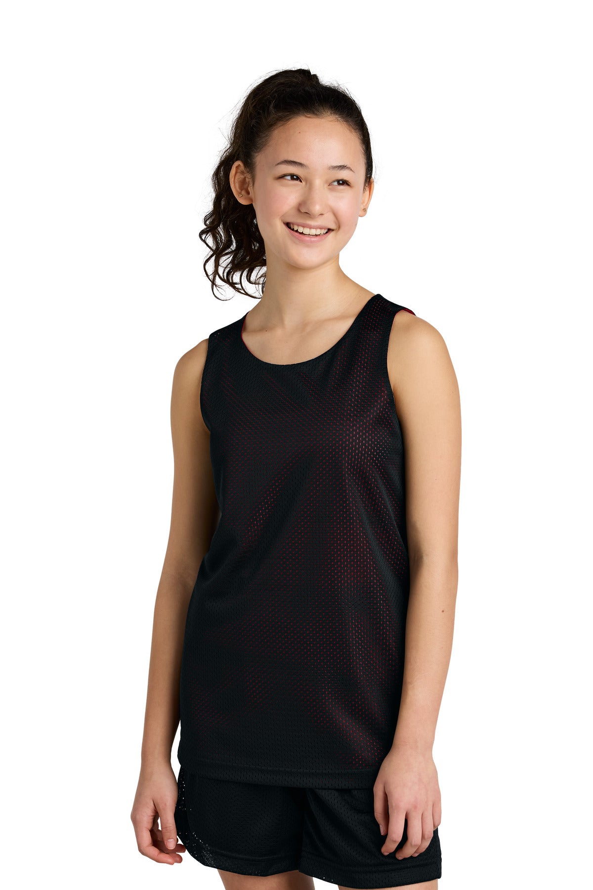 Custom Embroidery or DTF Print - Sport-Tek ®  Youth PosiCharge ®  Reversible Mesh Tank YST5000