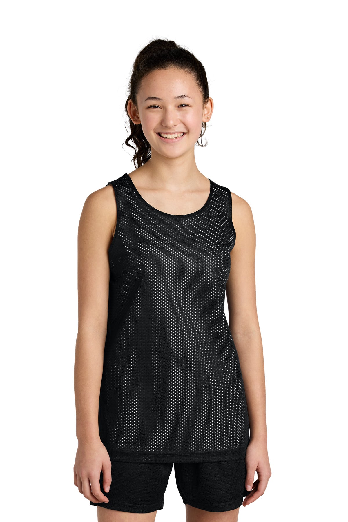 Custom Embroidery or DTF Print - Sport-Tek ®  Youth PosiCharge ®  Reversible Mesh Tank YST5000