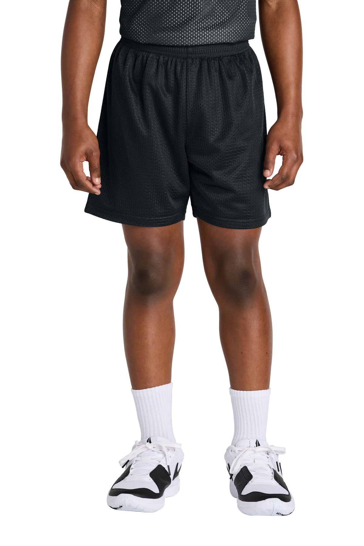 Custom Embroidery or DTF Print - Sport-Tek ®  Youth PosiCharge ®  Mesh 5' Short YST5100