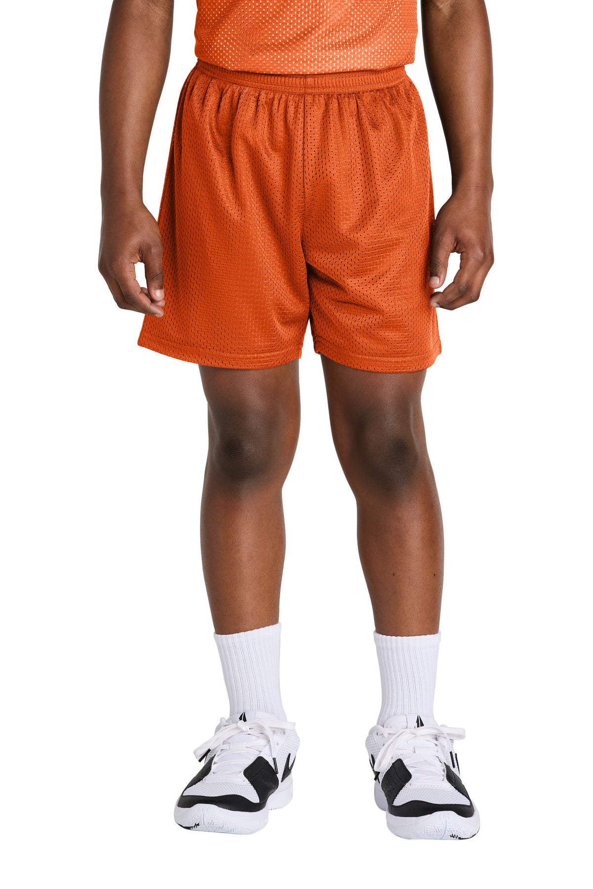 Custom Embroidery or DTF Print - Sport-Tek ®  Youth PosiCharge ®  Mesh 5' Short YST5100