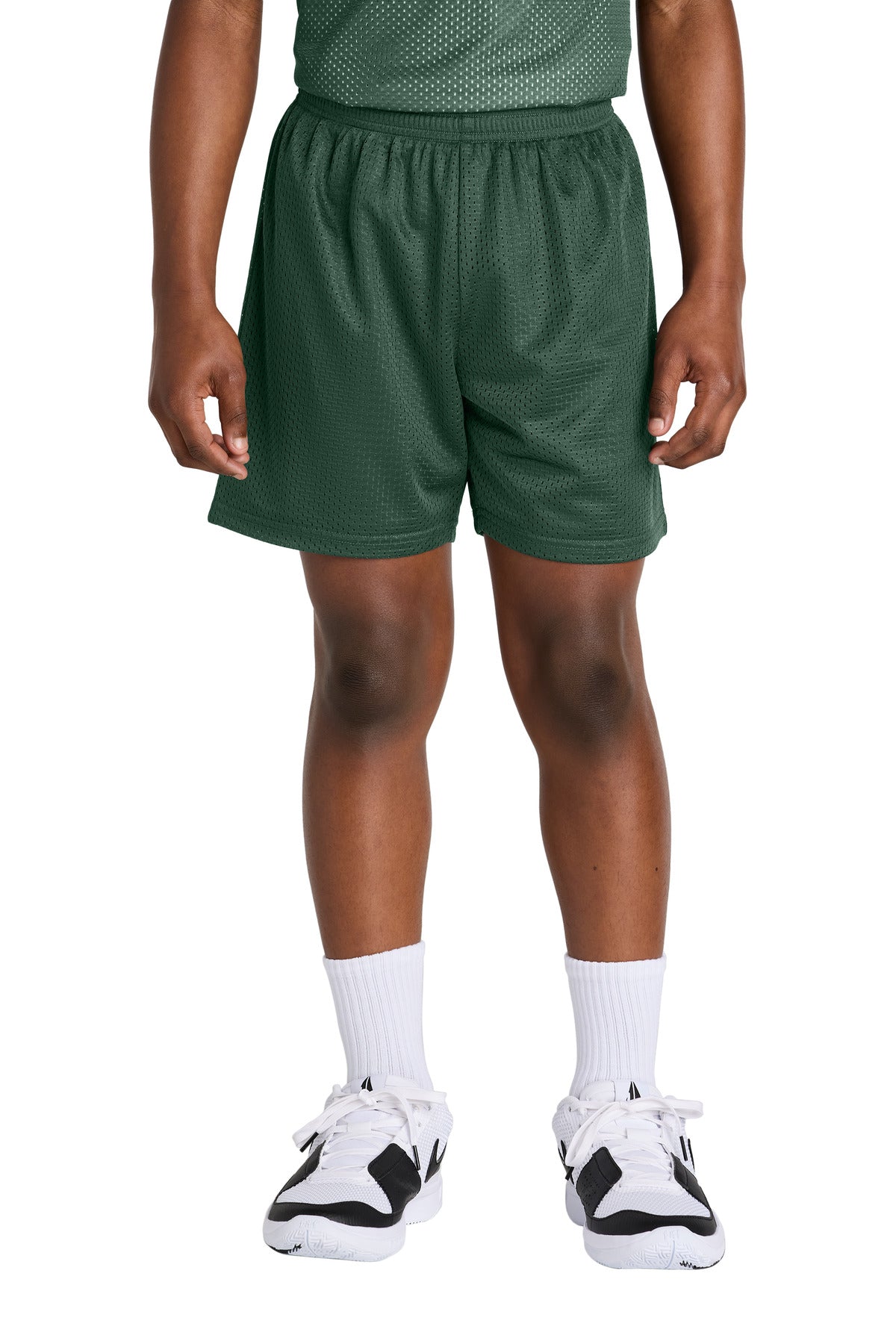 Custom Embroidery or DTF Print - Sport-Tek ®  Youth PosiCharge ®  Mesh 5' Short YST5100