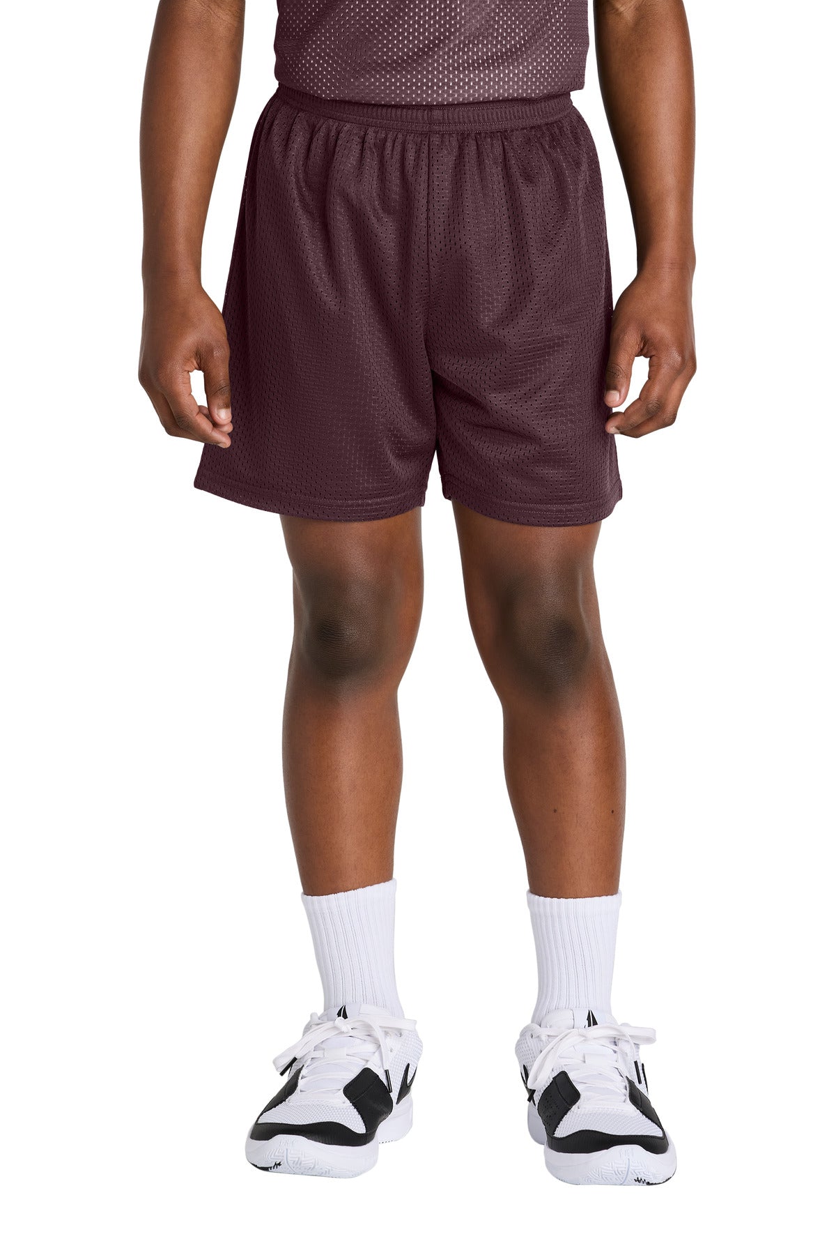 Custom Embroidery or DTF Print - Sport-Tek ®  Youth PosiCharge ®  Mesh 5' Short YST5100