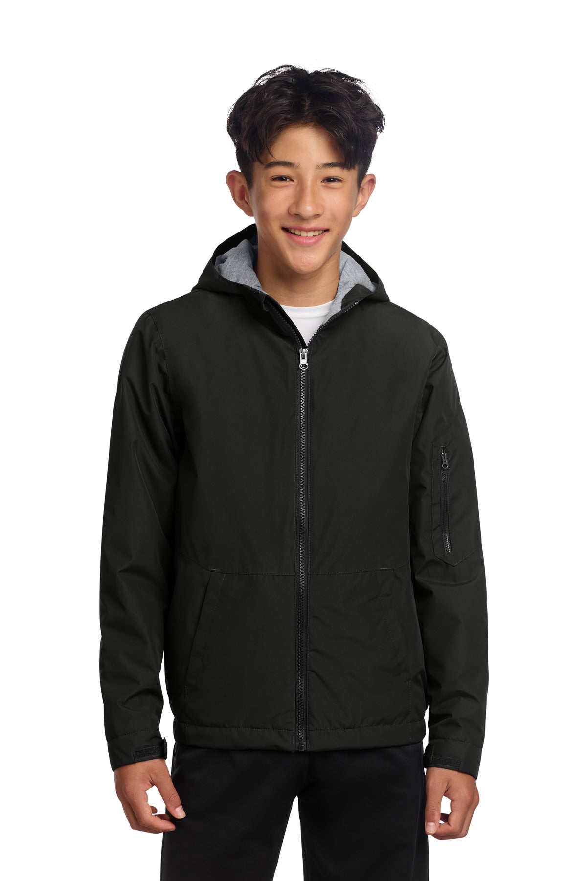 Custom Embroidery or DTF Print - Sport-Tek ®  Youth Waterproof Insulated Jacket YST56