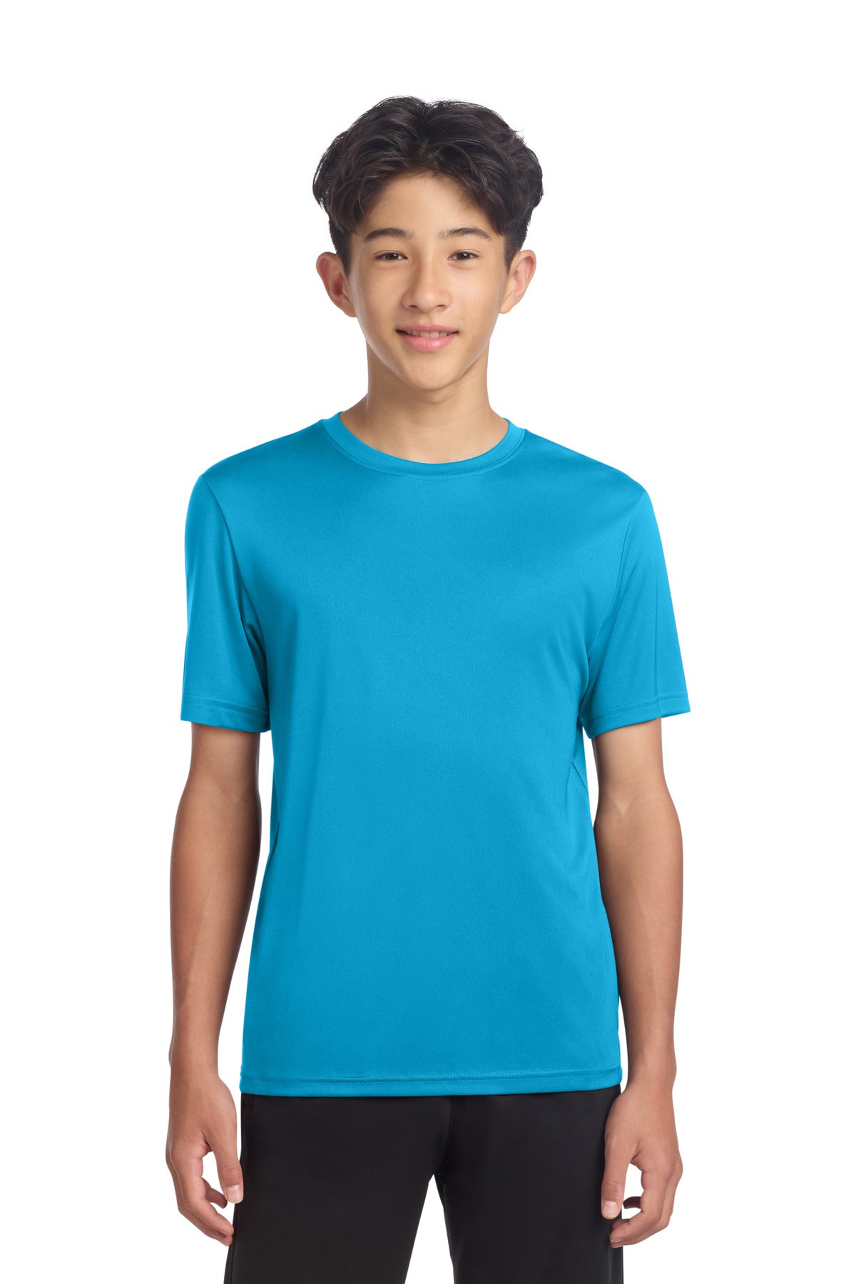 Custom Embroidery or DTF Print - Sport-Tek ®  Youth PosiCharge ®  Re-Compete Tee YST720