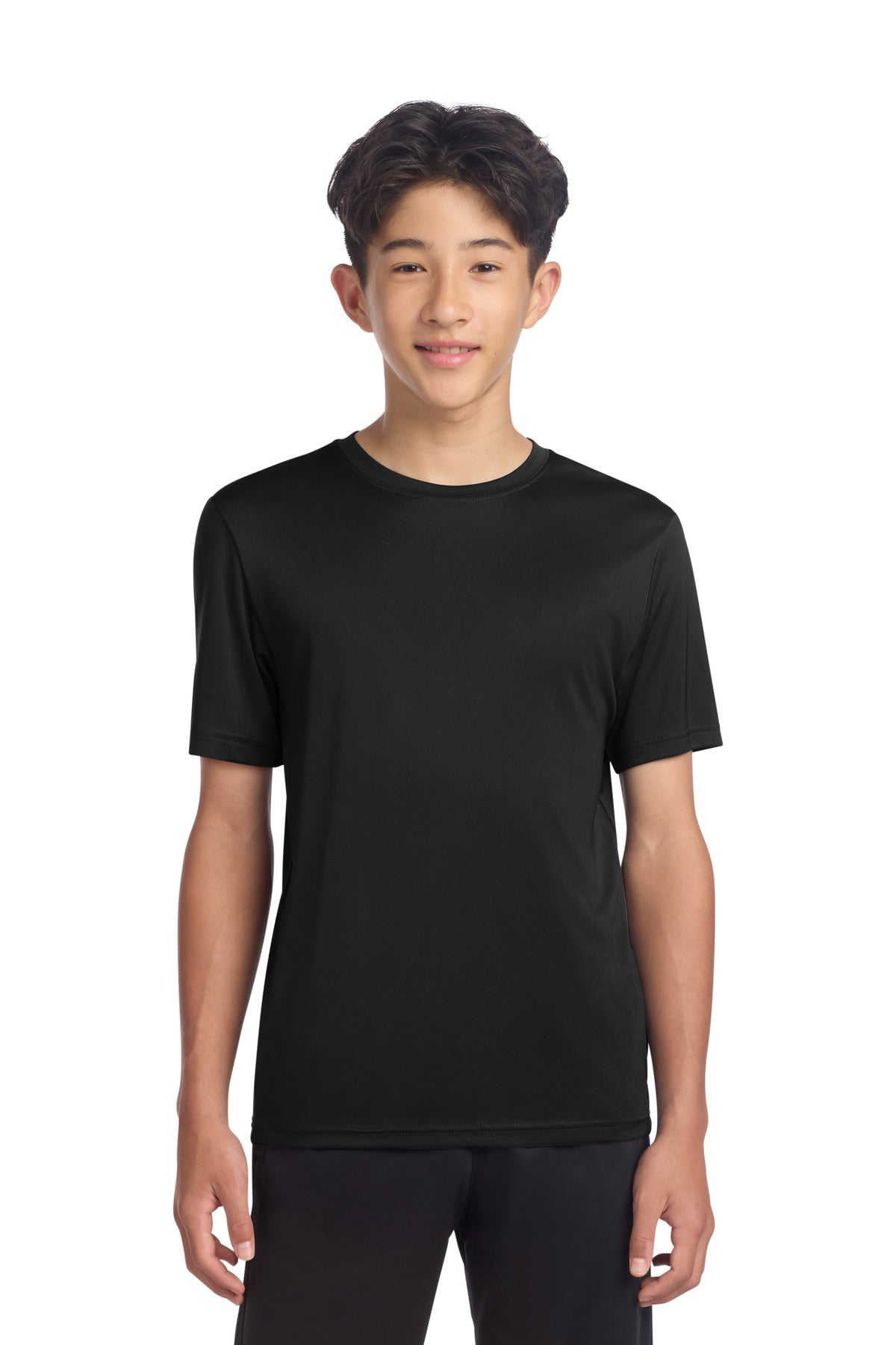 Custom Embroidery or DTF Print - Sport-Tek ®  Youth PosiCharge ®  Re-Compete Tee YST720