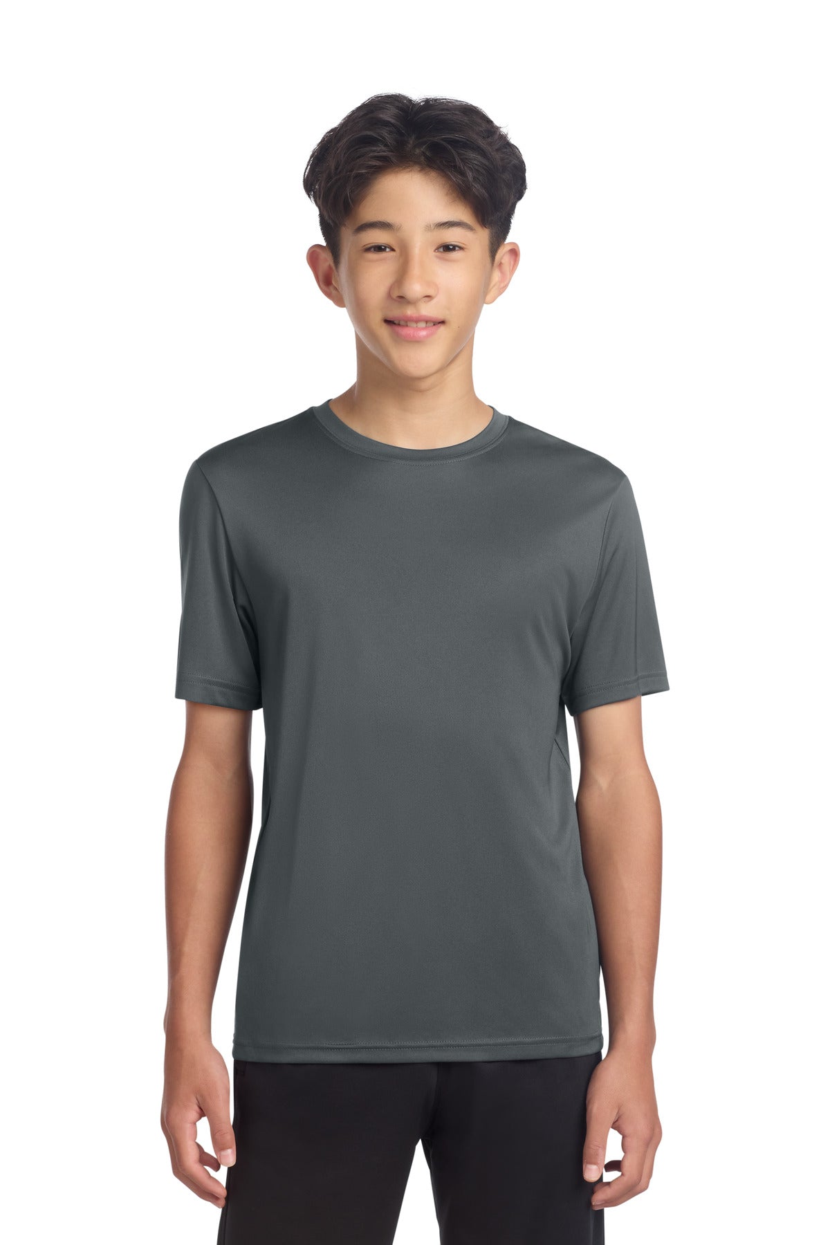 Custom Embroidery or DTF Print - Sport-Tek ®  Youth PosiCharge ®  Re-Compete Tee YST720