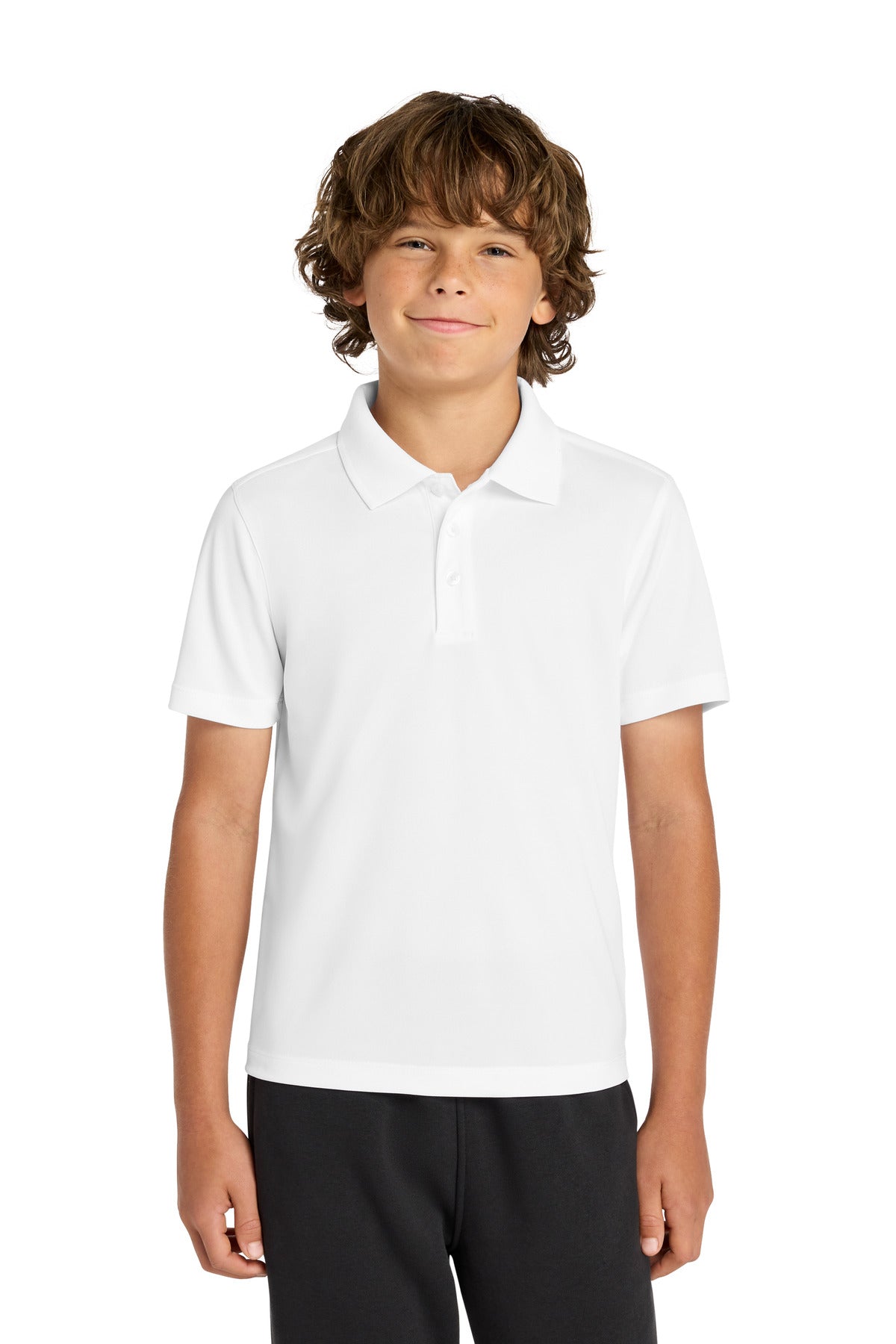 Custom Embroidery or DTF Print - Sport-Tek ®  Youth UV Micropique Polo YST740