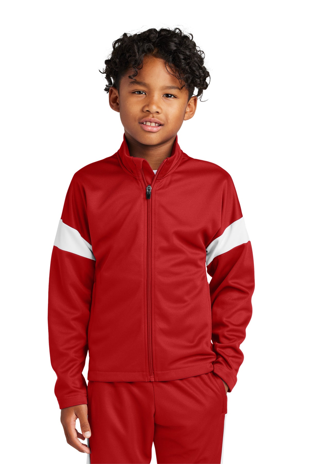 Custom Embroidery or DTF Print - Sport-Tek ®  Youth Travel Full-Zip Jacket YST800