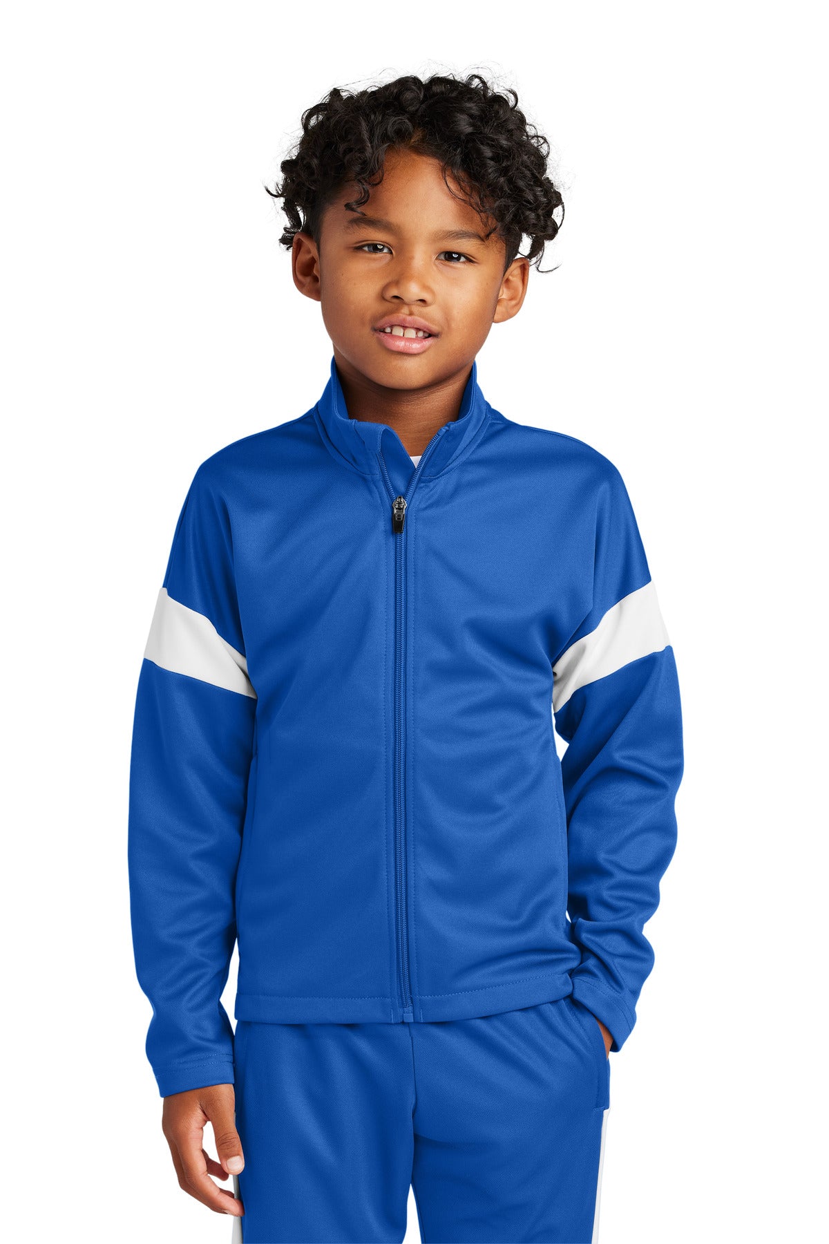 Custom Embroidery or DTF Print - Sport-Tek ®  Youth Travel Full-Zip Jacket YST800