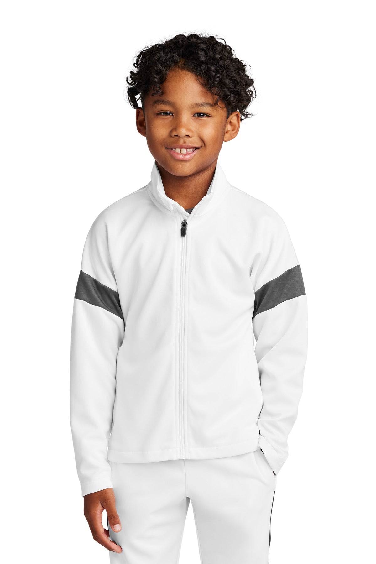 Custom Embroidery or DTF Print - Sport-Tek ®  Youth Travel Full-Zip Jacket YST800
