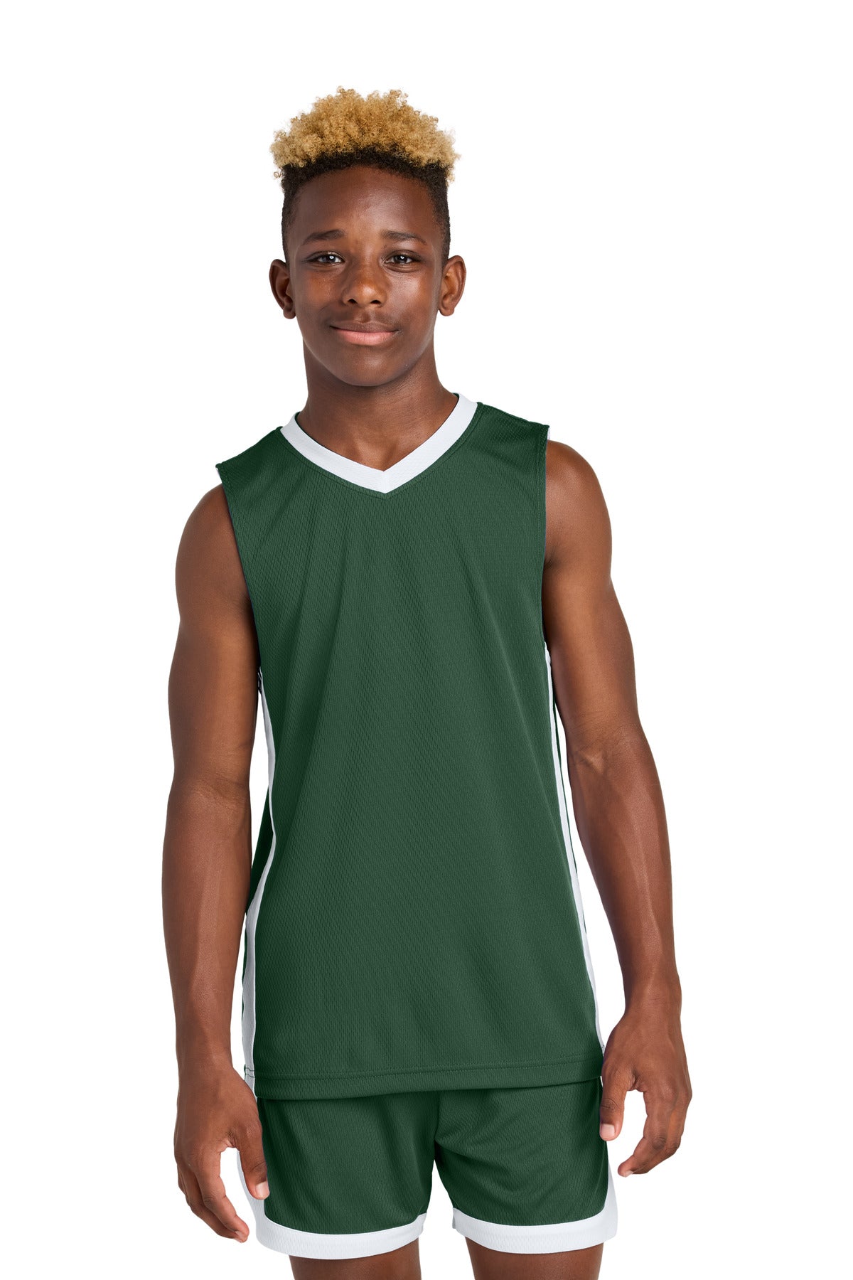 Custom Embroidery or DTF Print - Sport-Tek ®  Youth Rival Basketball Rev Jersey YST900