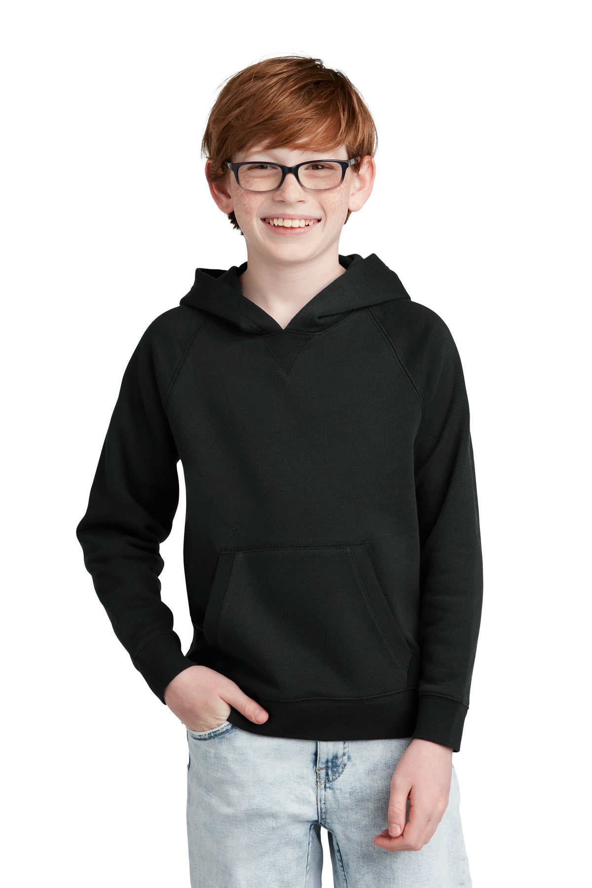 Custom Embroidered or DTF Print on Sport-Tek ®  Youth Drive Fleece Pullover Hoodie YSTF200