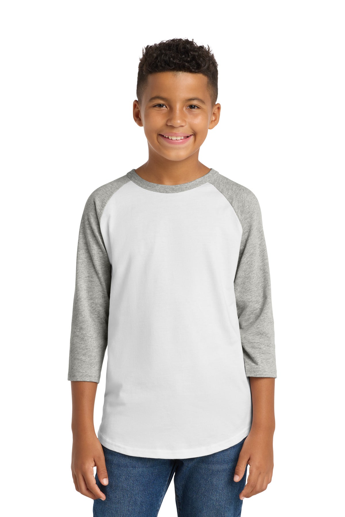 Custom Embroidery or DTF Print - Sport-Tek ®  Youth Colorblock Raglan Jersey.  YT200