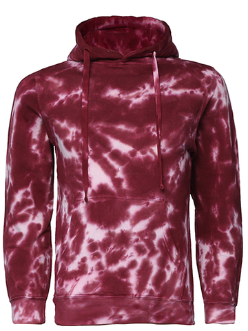【IONSEOUL】Meti Tie Dye Embroidered Sweatshirt 4JH490 Custom Embroidery - Zuni - TIE-DYE Pullover Hoodie - ZS4004