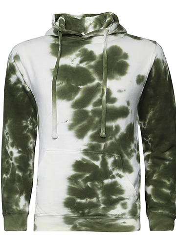 【SCENERITY】Fleece Dyed Hooded Jumper 5374-GphHtFGn-2-