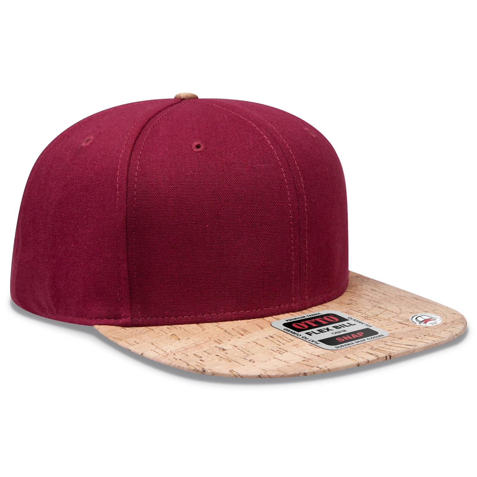 Custom Embroidered or DTF Printed - OTTO CAP® OTTO SNAP 6 Panel Pro Style Snapback Hat