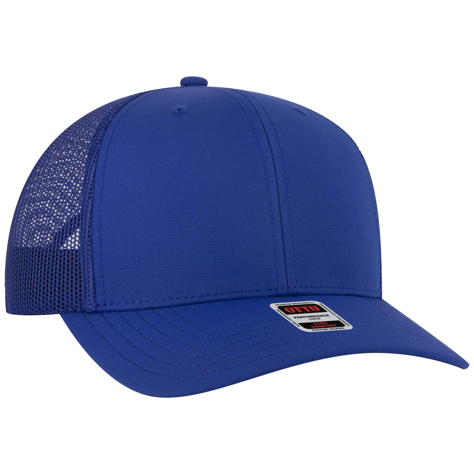 Custom Embroidered or DTF Printed - OTTO CAP® 6 Panel Mid Profile Mesh Back Trucker Hat