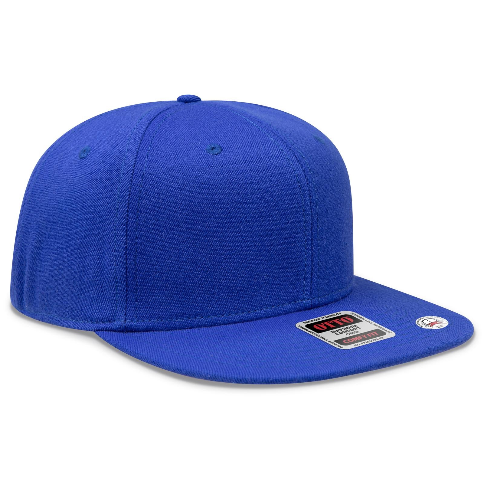 Custom Embroidered or DTF Printed - OTTO CAP® OTTO COMFY FIT® 6 Panel Pro Style Snapback Hat