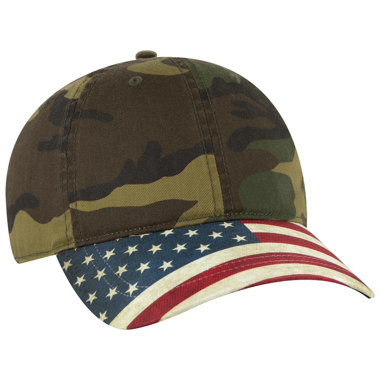 Custom Embroidered or DTF Printed - OTTO CAP® 6 Panel Low Profile Baseball Cap