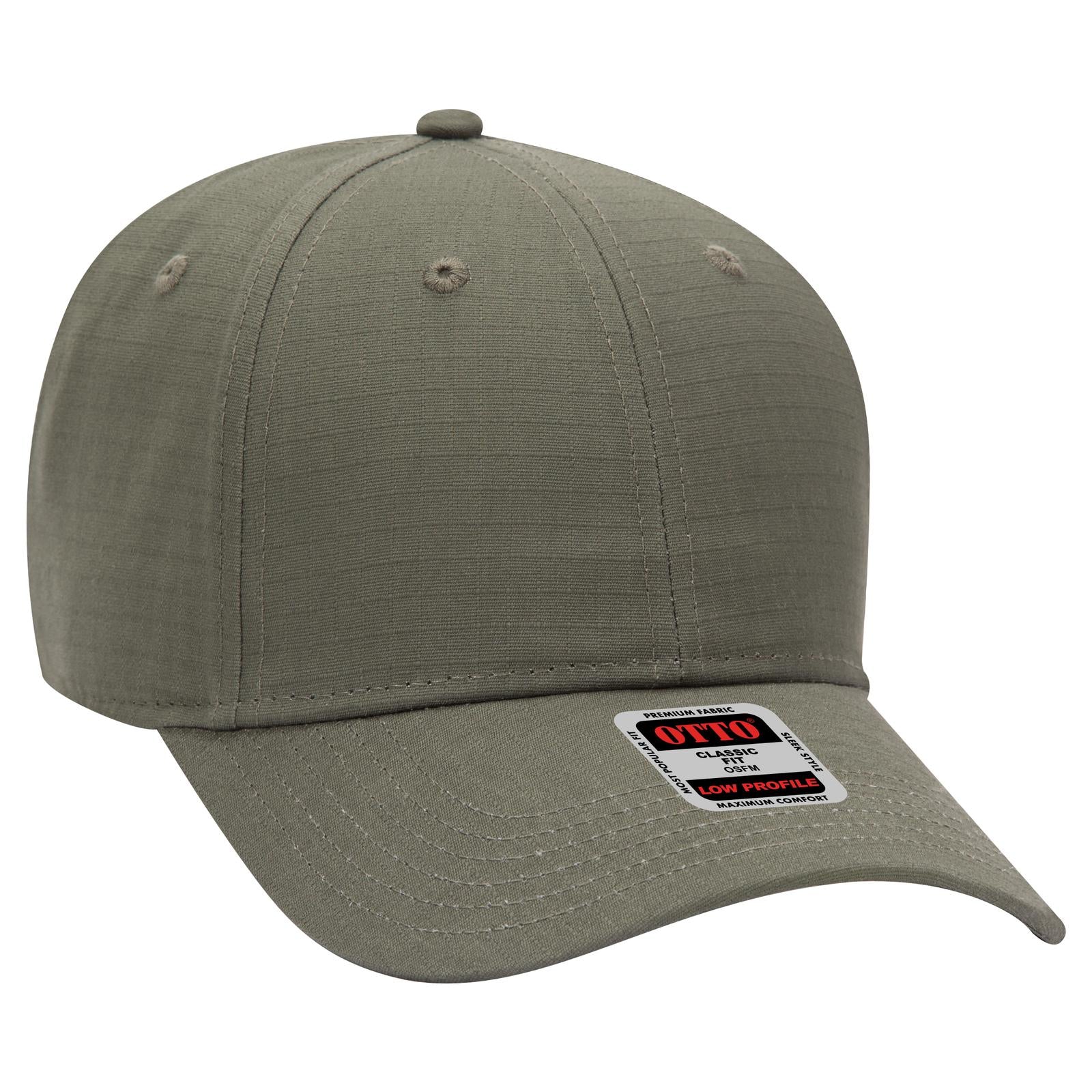 Custom Embroidered or DTF Printed - OTTO CAP® 6 Panel Low Profile Baseball Cap