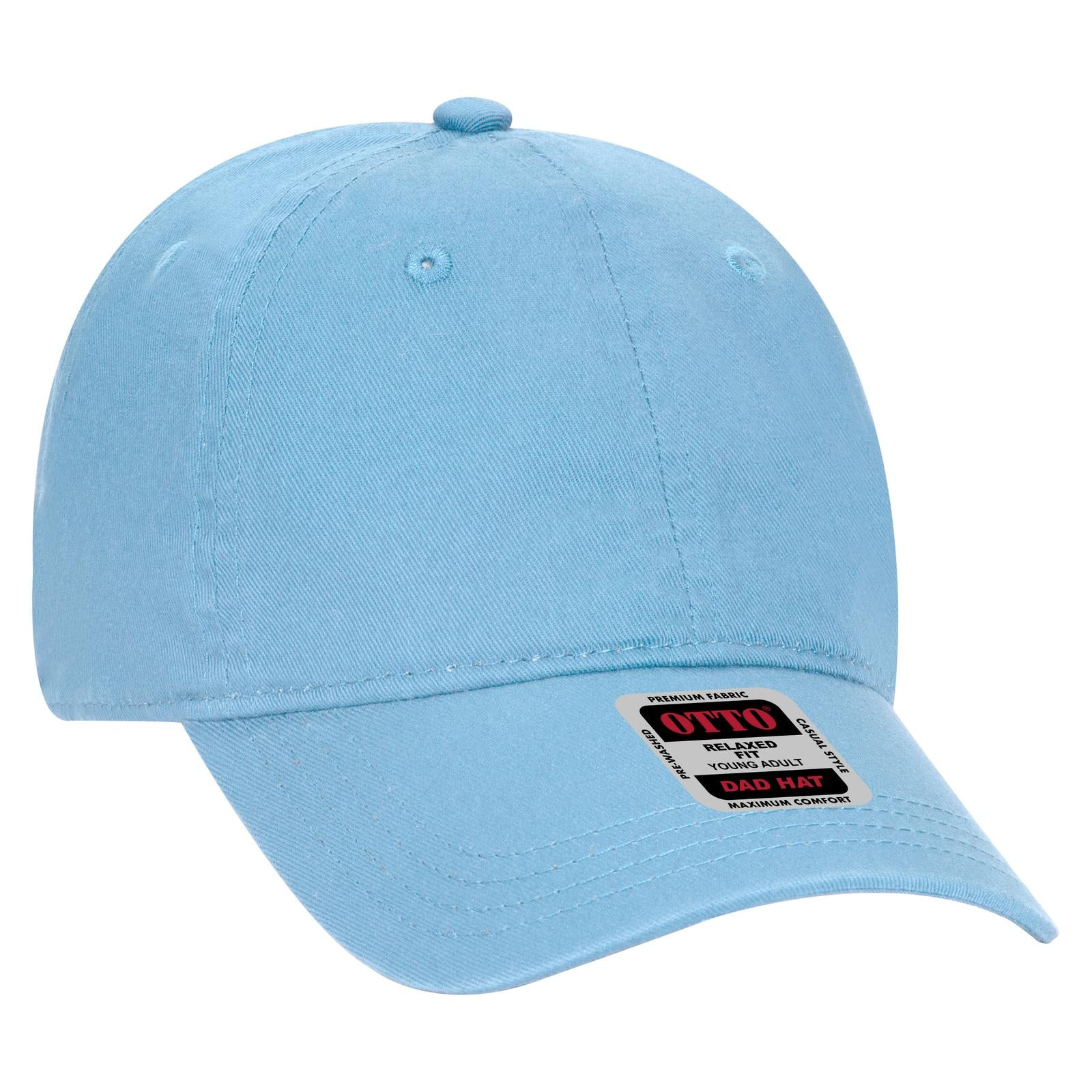 Custom Embroidered or DTF Printed - OTTO CAP® 6 Panel Low Profile Dad Hat