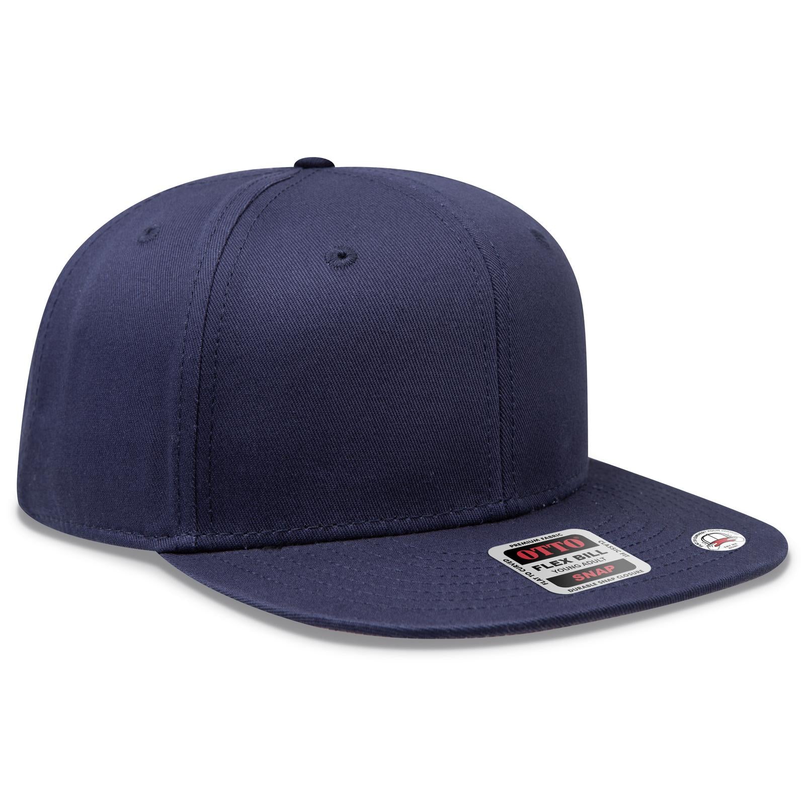 Custom Embroidered or DTF Printed - OTTO CAP® OTTO SNAP 6 Panel Pro Style Snapback Hat