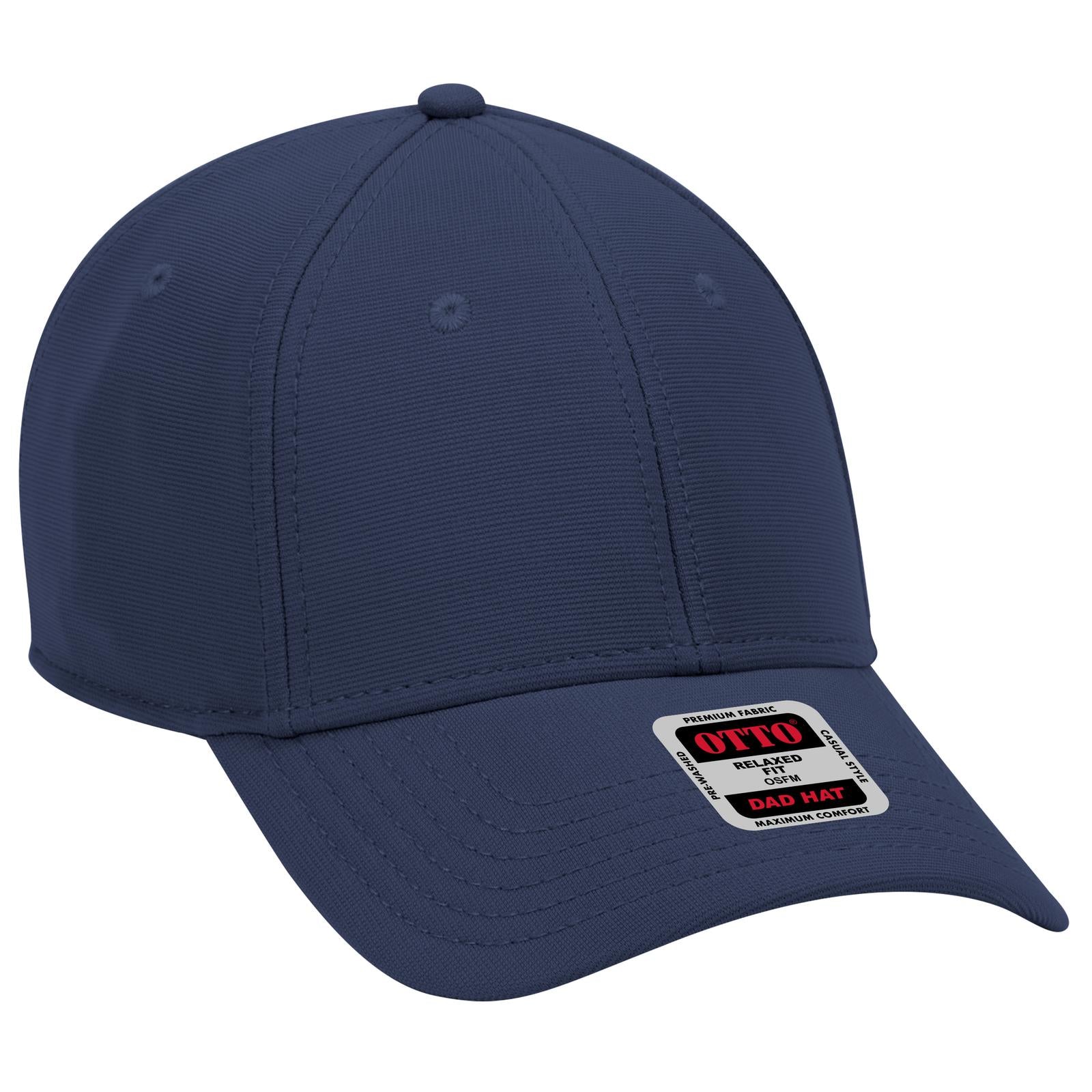 Custom Embroidered or DTF Printed - OTTO CAP® 6 Panel Low Profile Baseball Cap