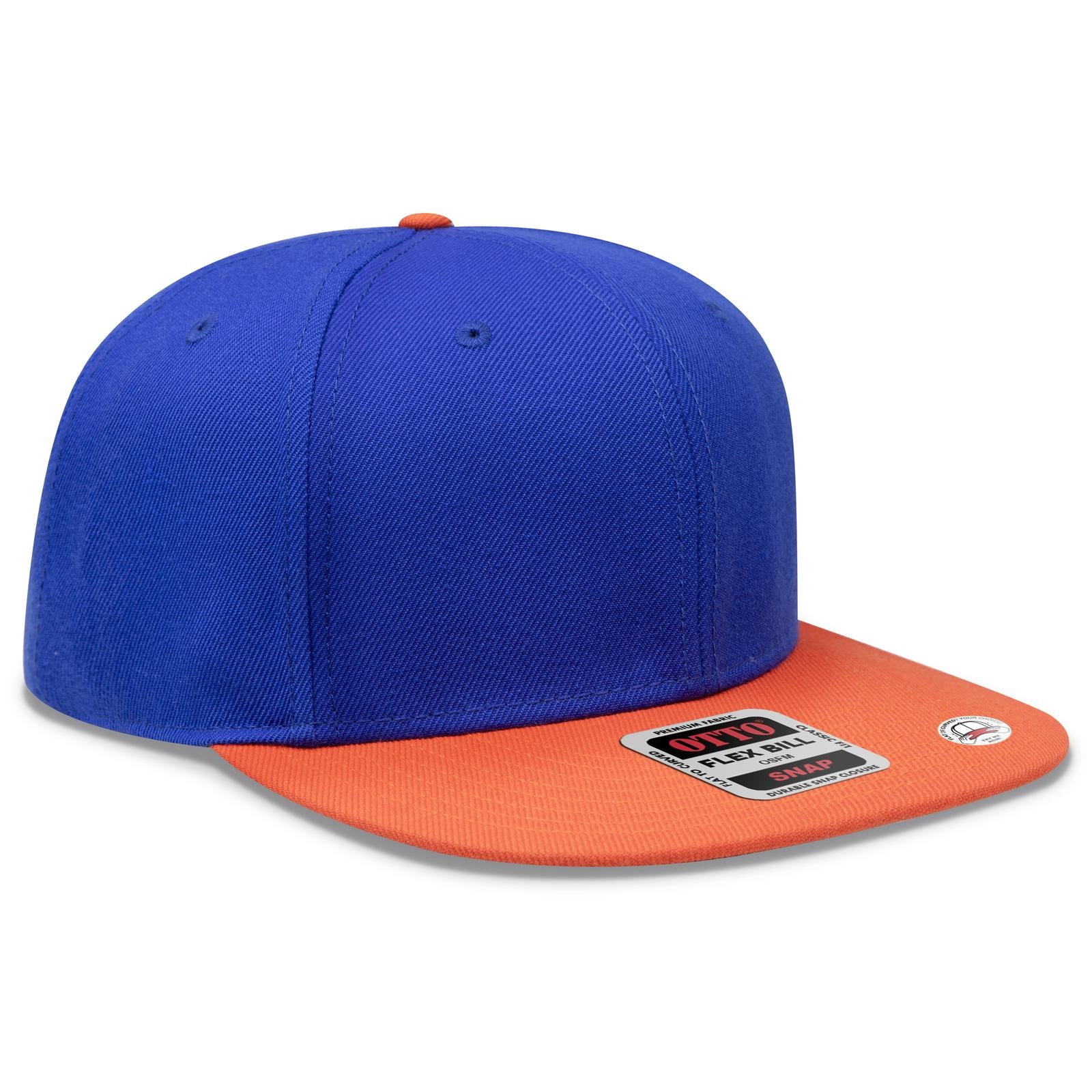 Custom Embroidered or DTF Printed - OTTO CAP® OTTO SNAP 6 Panel Pro Style Snapback Hat