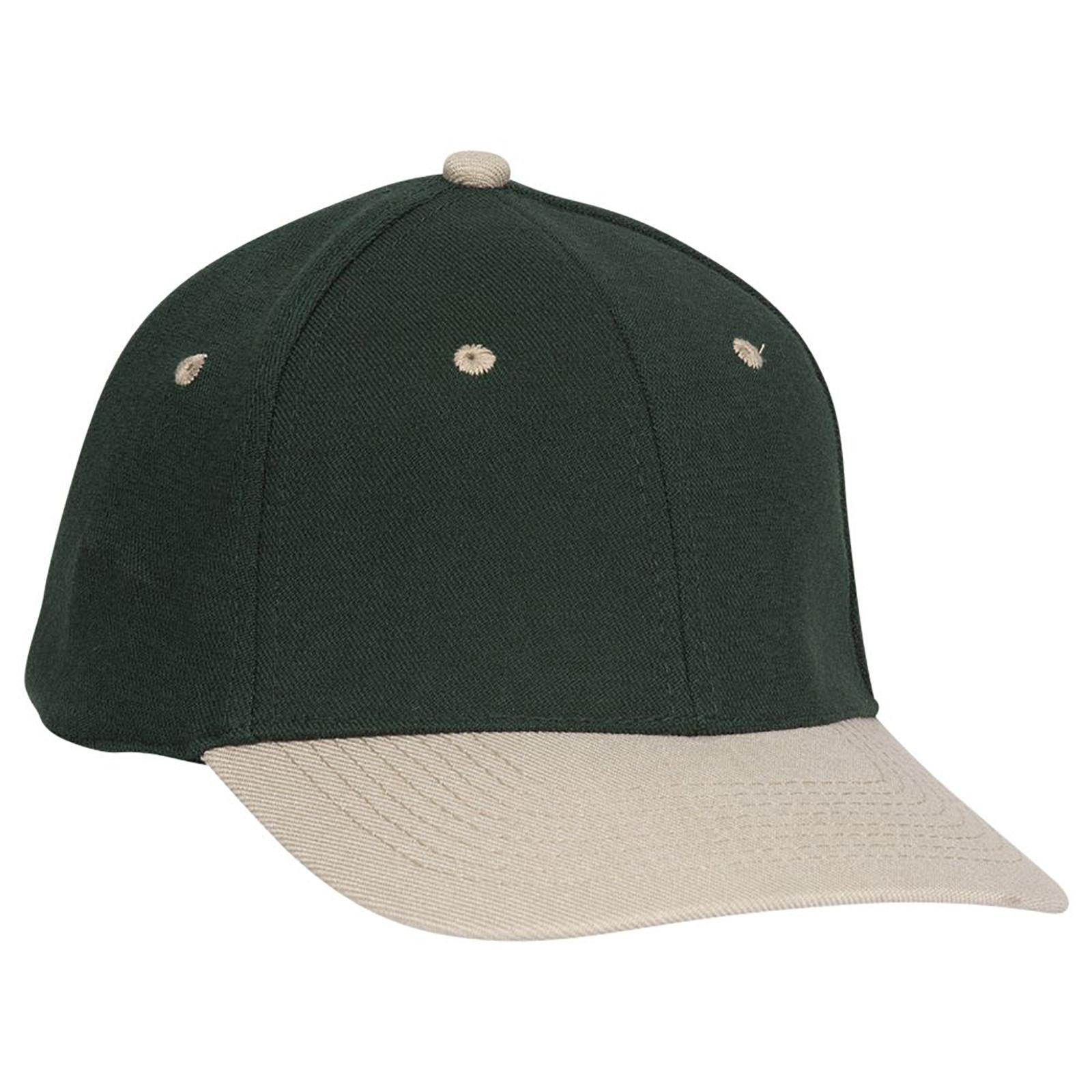 Custom Embroidered or DTF Printed - OTTO CAP® OTTO FLEX® Fitted 6 Panel Low Profile Baseball Cap
