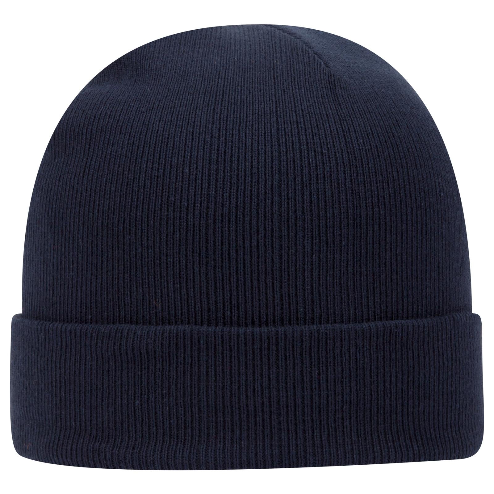 Custom Embroidered or DTF Printed - OTTO CAP® 12" Classic Knit Beanie w/ Cuff