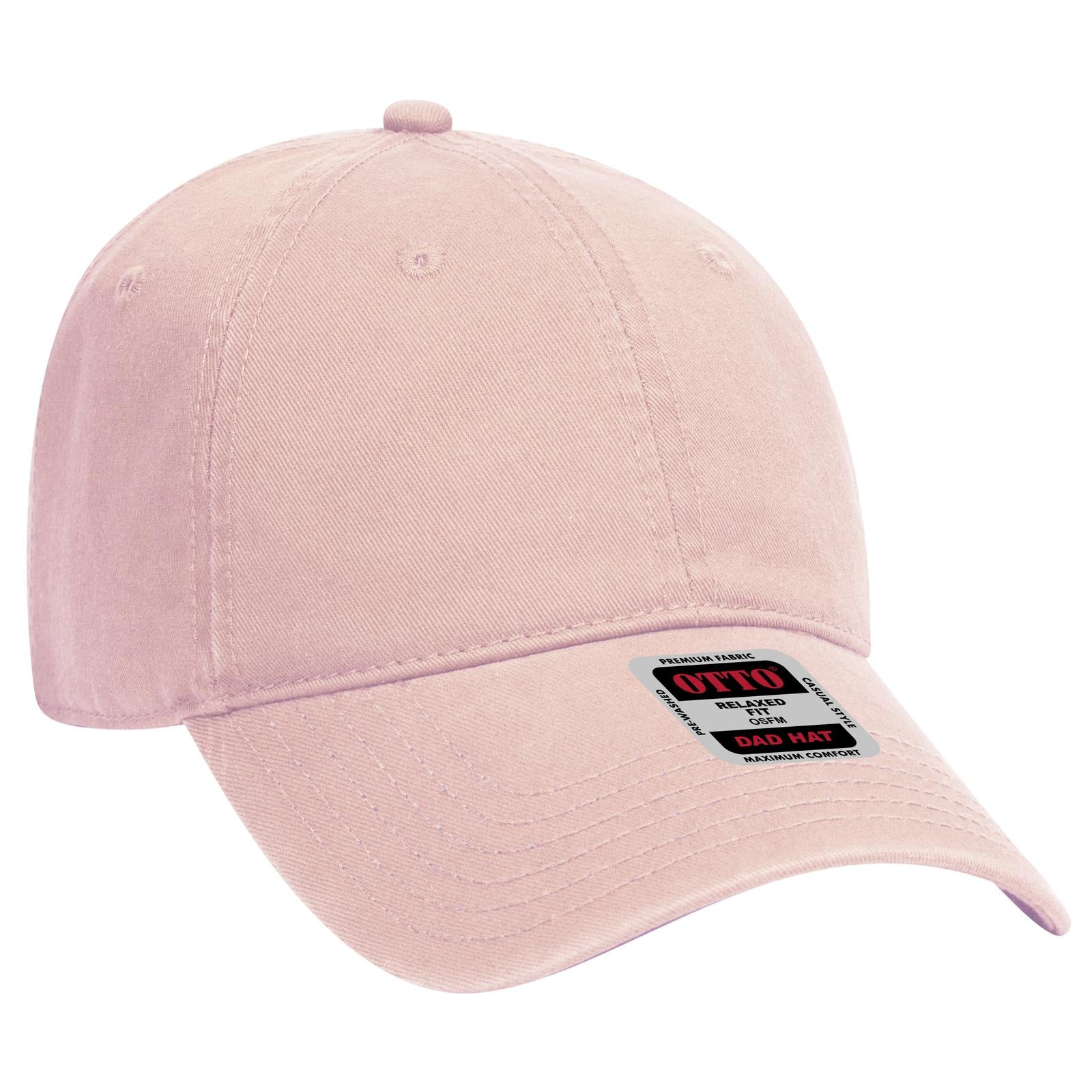 Custom Embroidered or DTF Printed - OTTO CAP® 6 Panel Low Profile Dad Hat