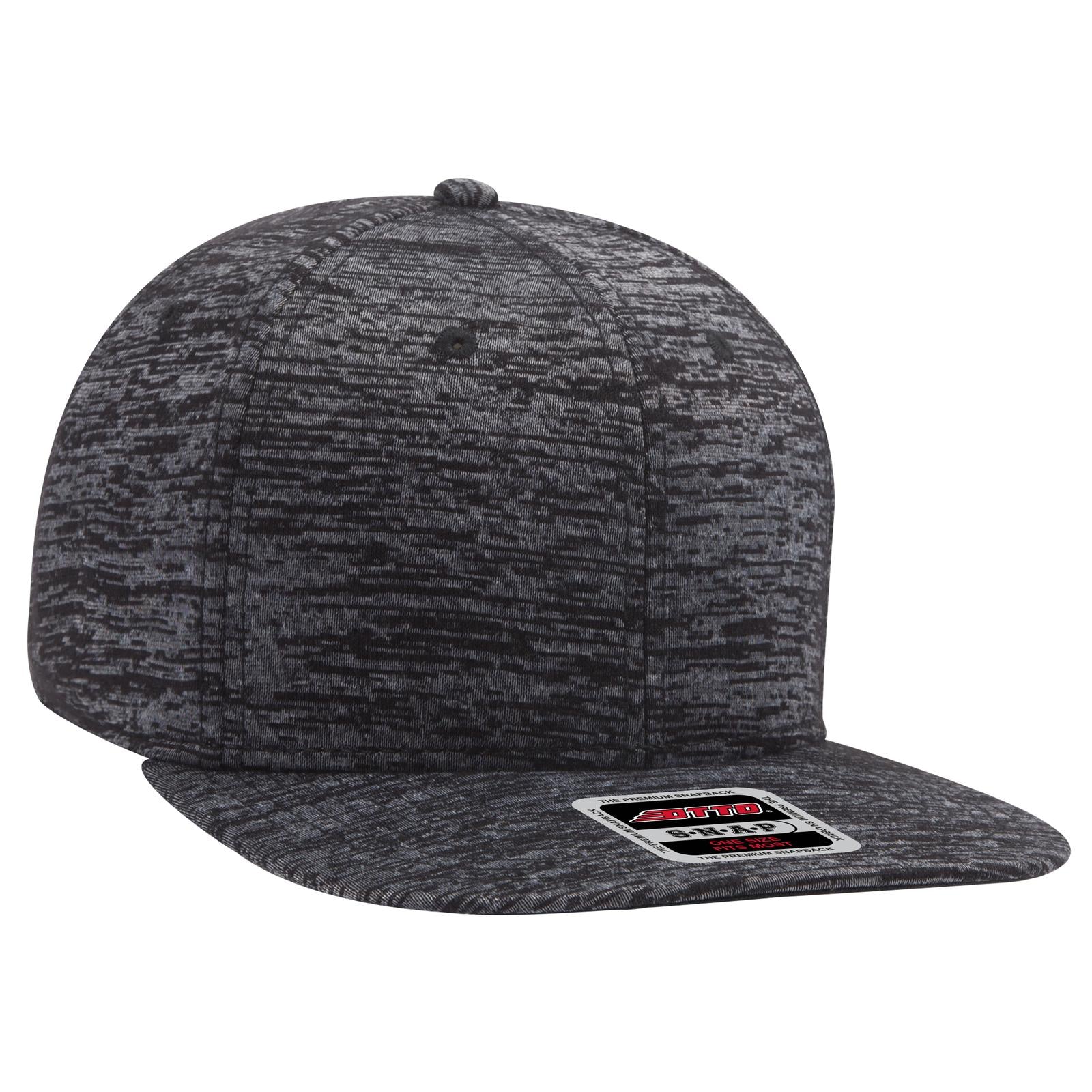 Custom Embroidered or DTF Printed - OTTO CAP® OTTO SNAP 6 Panel Mid Profile Snapback Hat