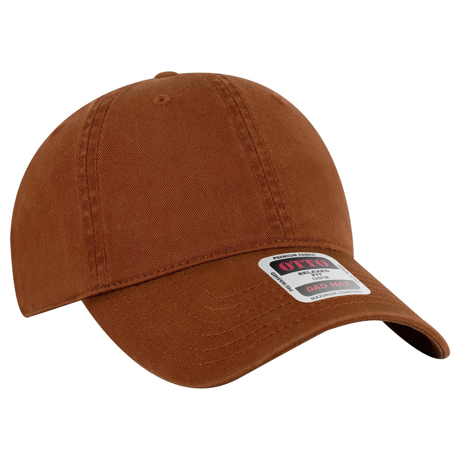 Custom Embroidered - OTTO CAP 6 Panel Low Profile Dad Hat