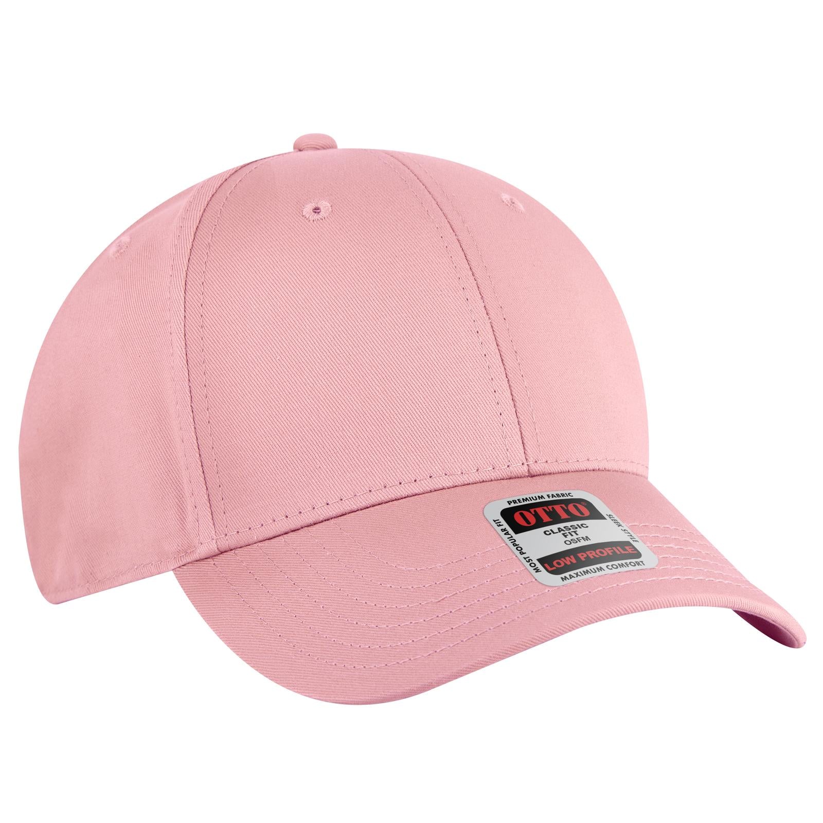 Custom Embroidered or DTF Printed - OTTO CAP® 6 Panel Low Profile Baseball Cap