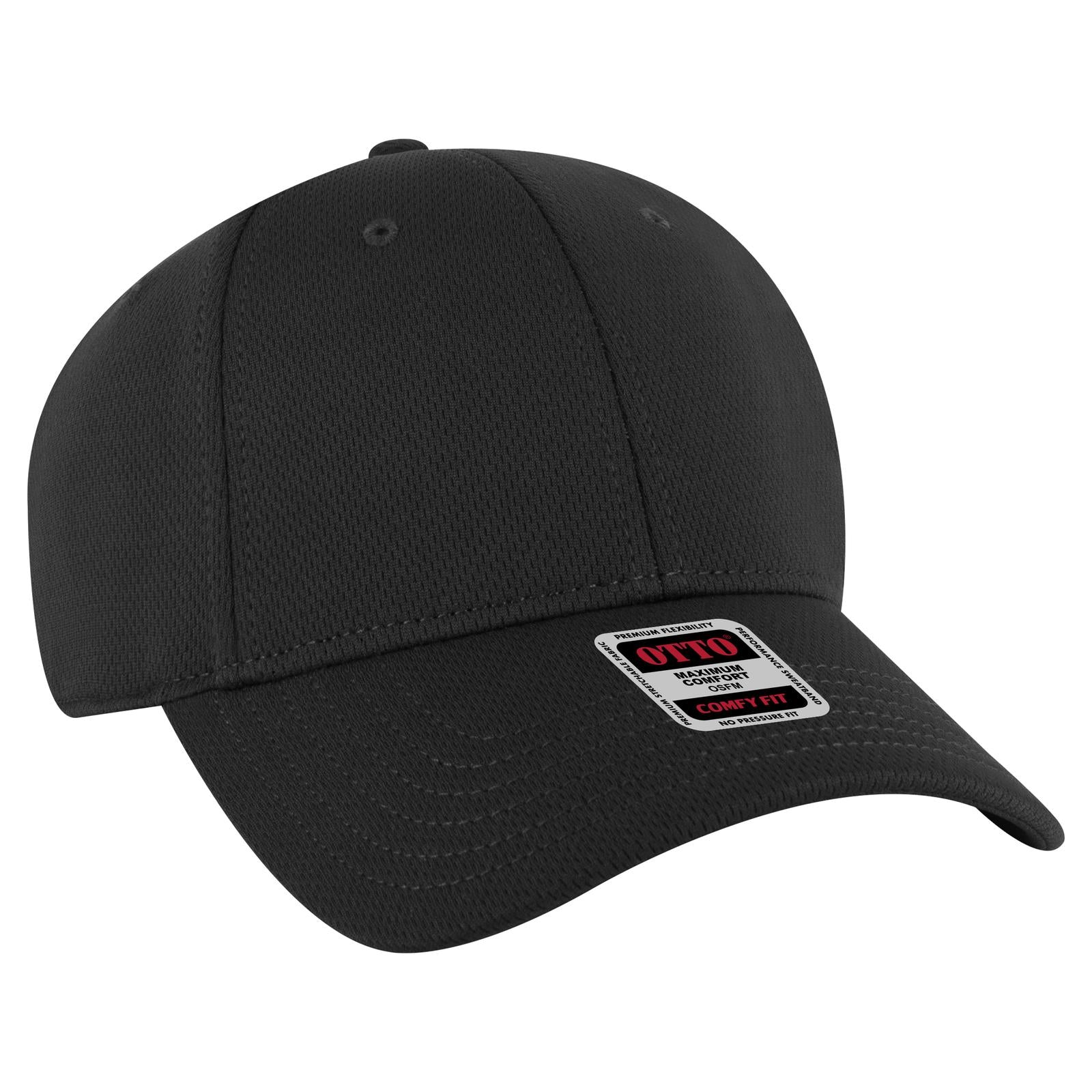 Custom Embroidered or DTF Printed - OTTO CAP® OTTO COMFY FIT® 6 Panel Low Profile Baseball Cap